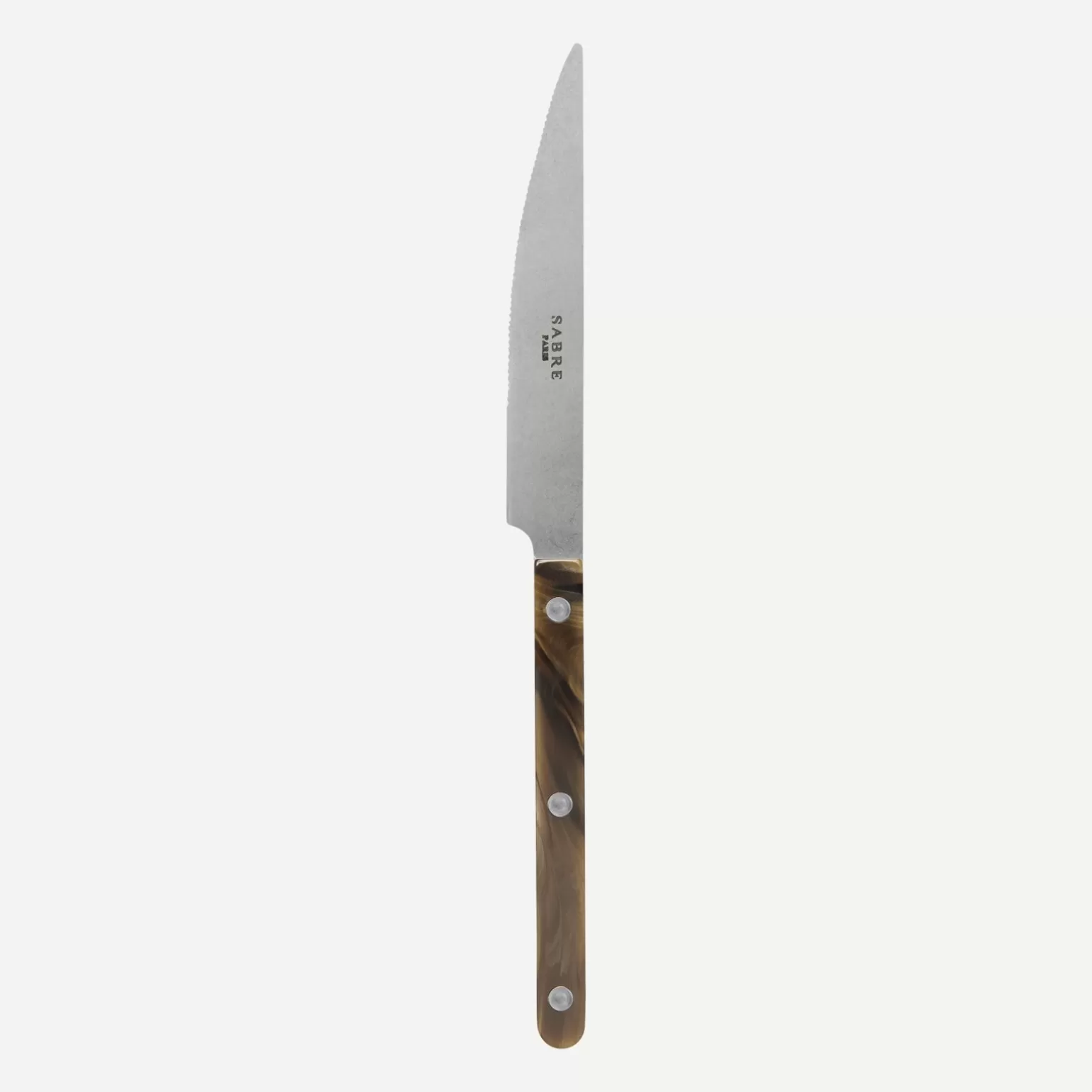 Couteau De Table<Sabre Paris Bistrot Vintage Buffle, Effet Buffle