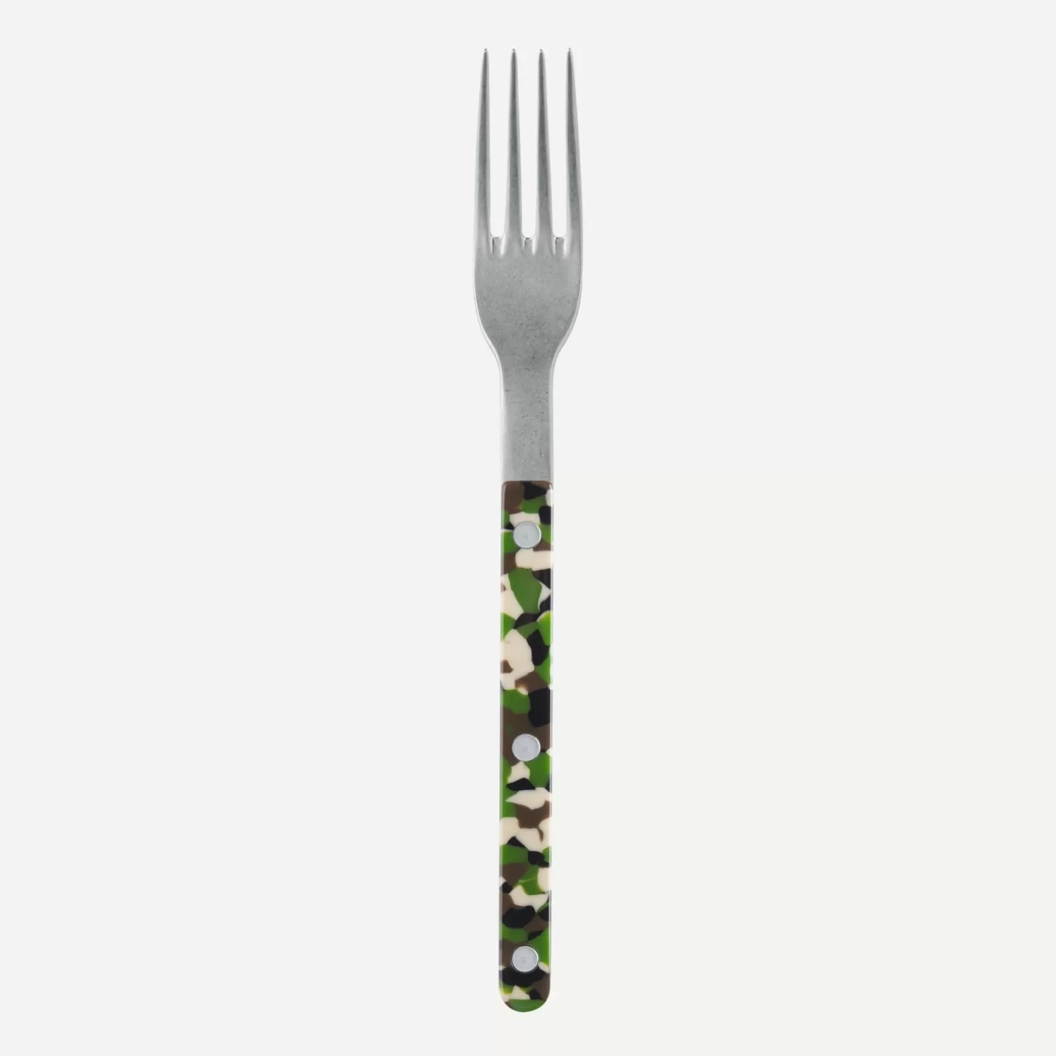 Fourchette De Table<Sabre Paris Bistrot Vintage Camouflage, Vert