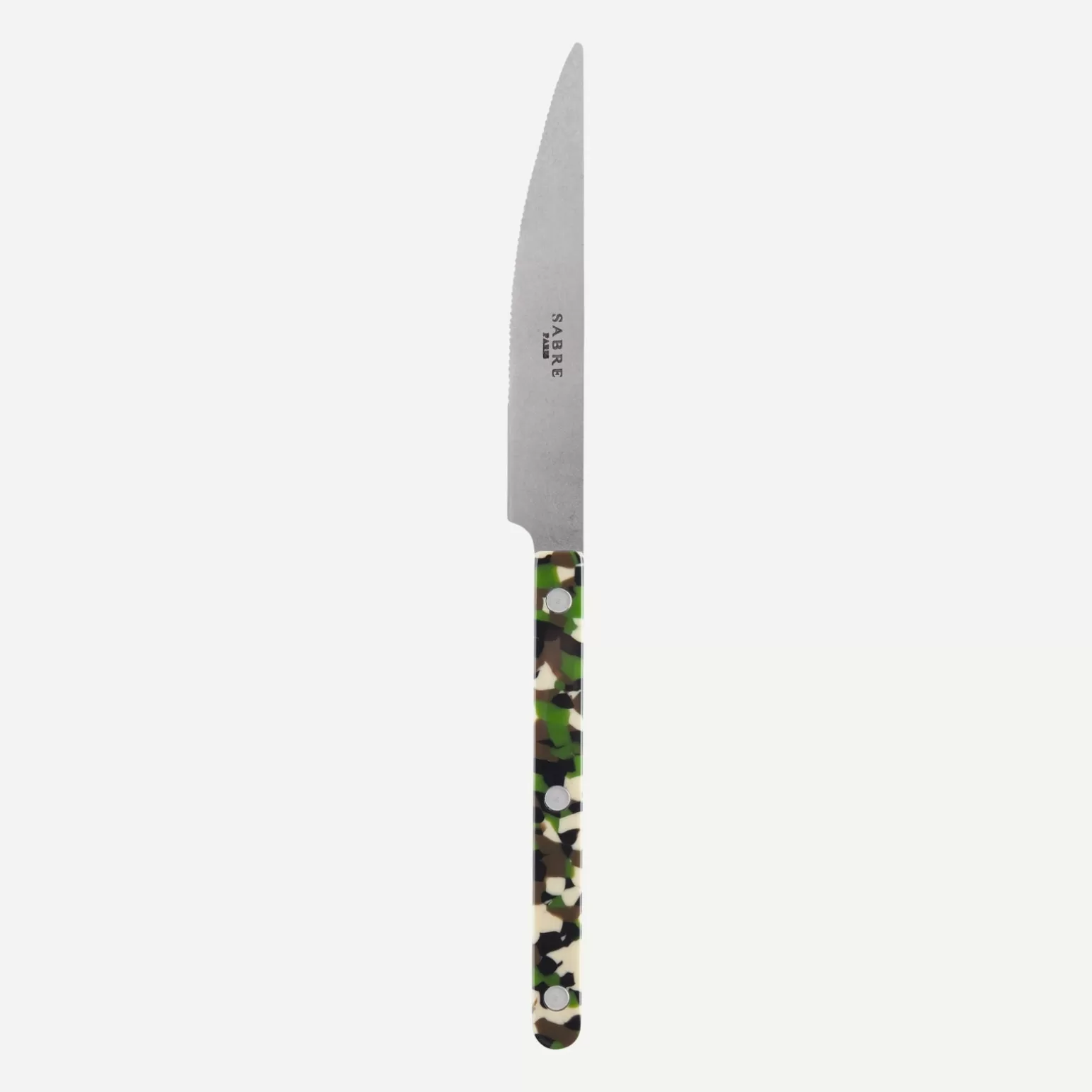 Couteau De Table<Sabre Paris Bistrot Vintage Camouflage, Vert