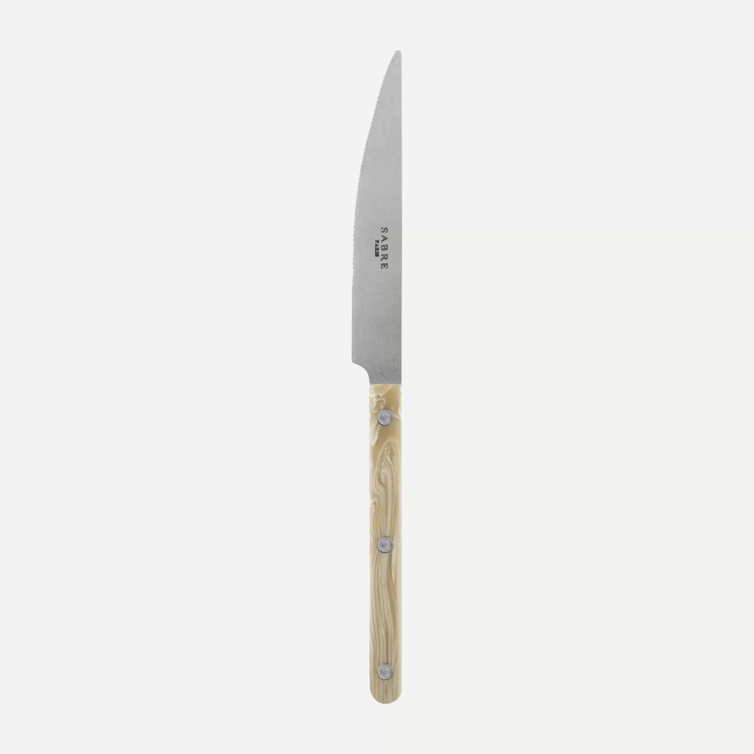 Couteau De Table<Sabre Paris Bistrot Vintage Corne, Effet Corne