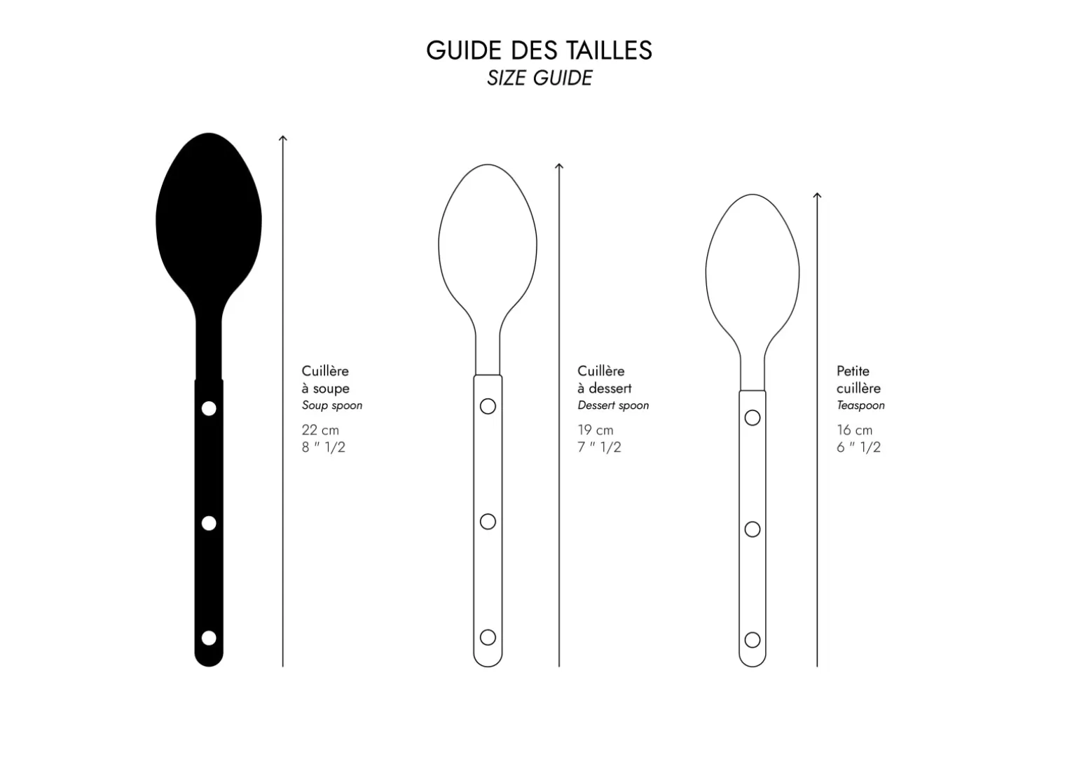 Cuillère À Soupe<Sabre Paris Bistrot Vintage Dune, Noir