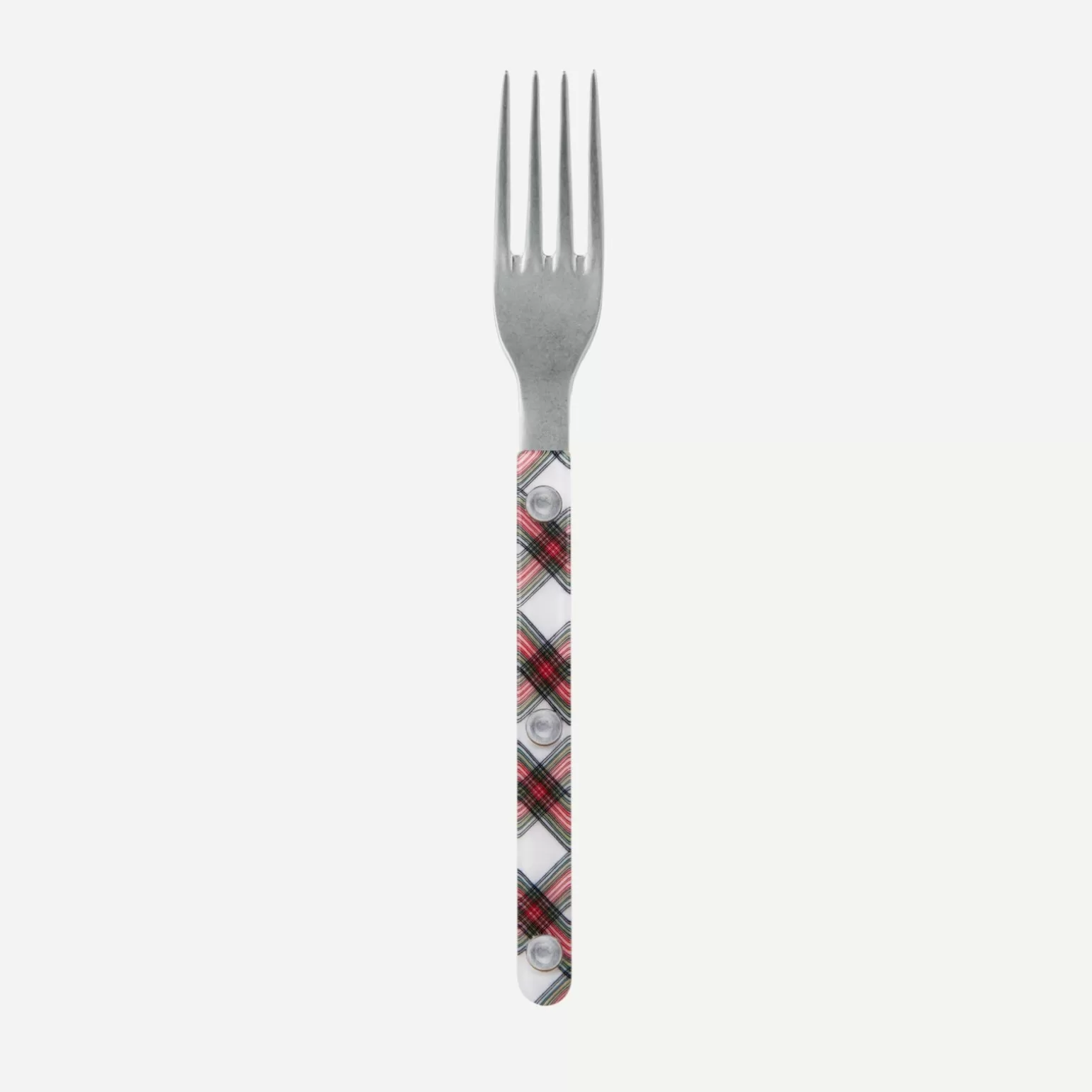 Petite Fourchette<Sabre Paris Bistrot Vintage Tartan, Blanc