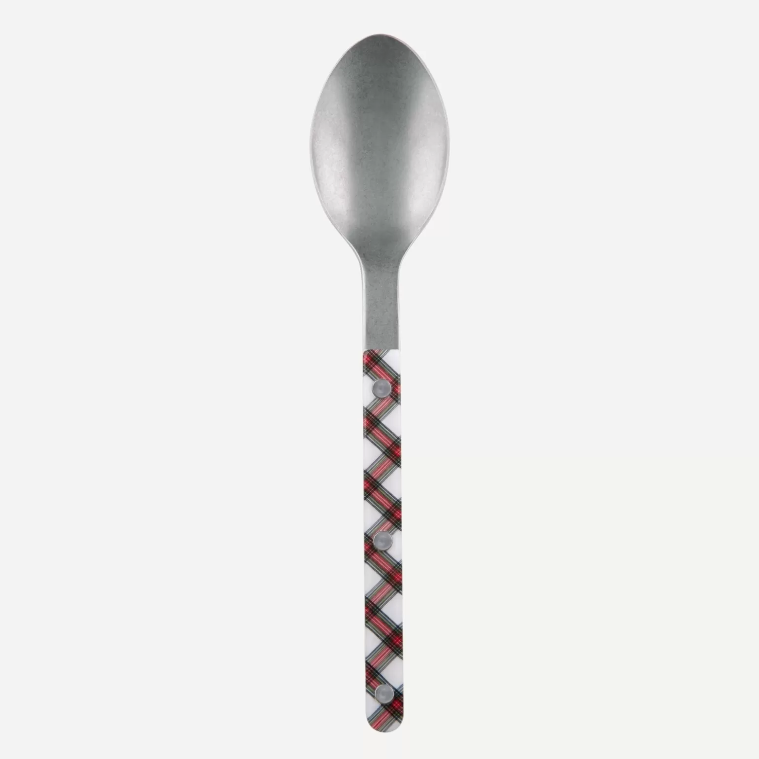 Cuillère À Soupe<Sabre Paris Bistrot Vintage Tartan, Blanc