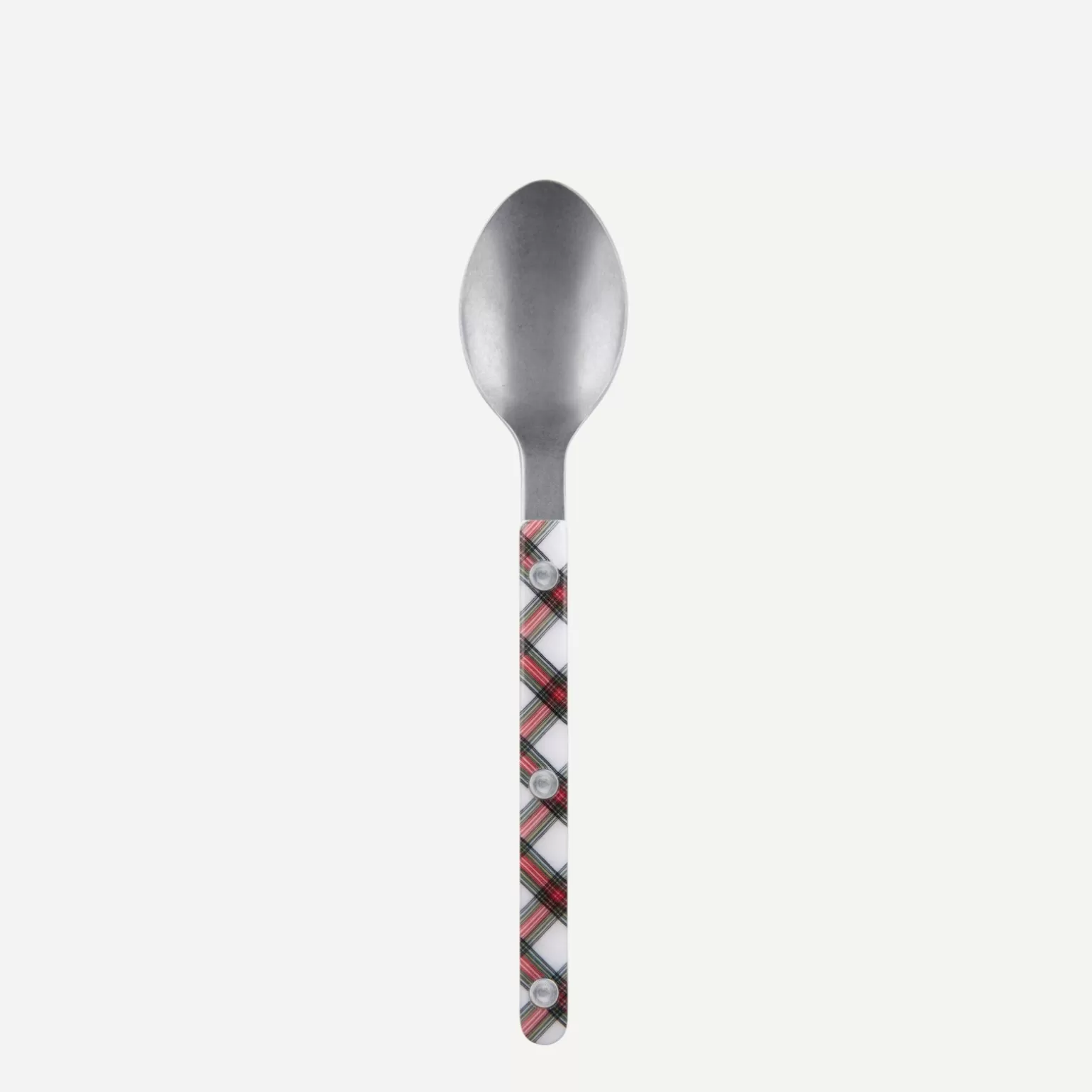 Cuillère À Dessert<Sabre Paris Bistrot Vintage Tartan, Blanc