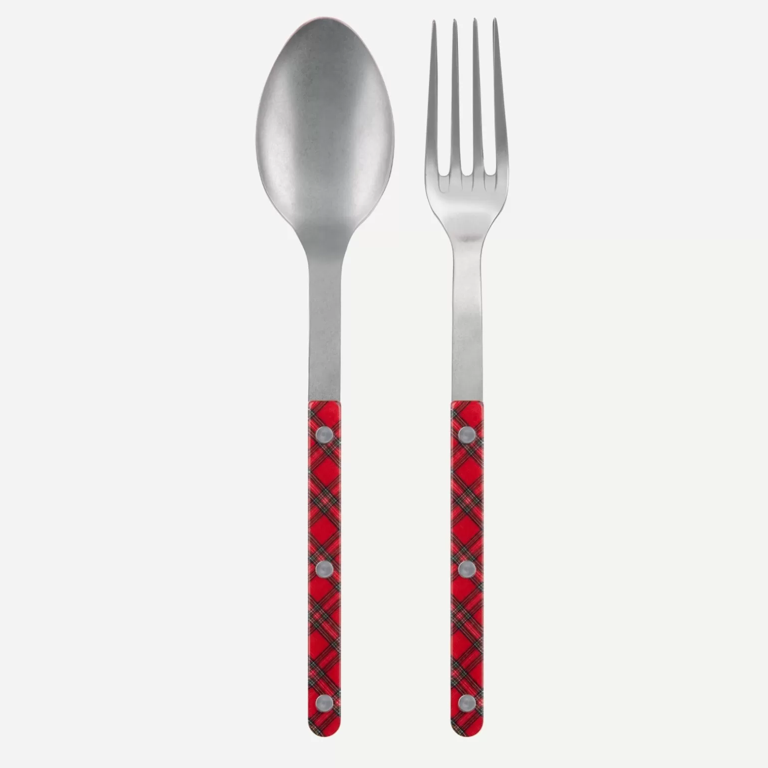 Couverts De Service<Sabre Paris Bistrot Vintage Tartan, Rouge