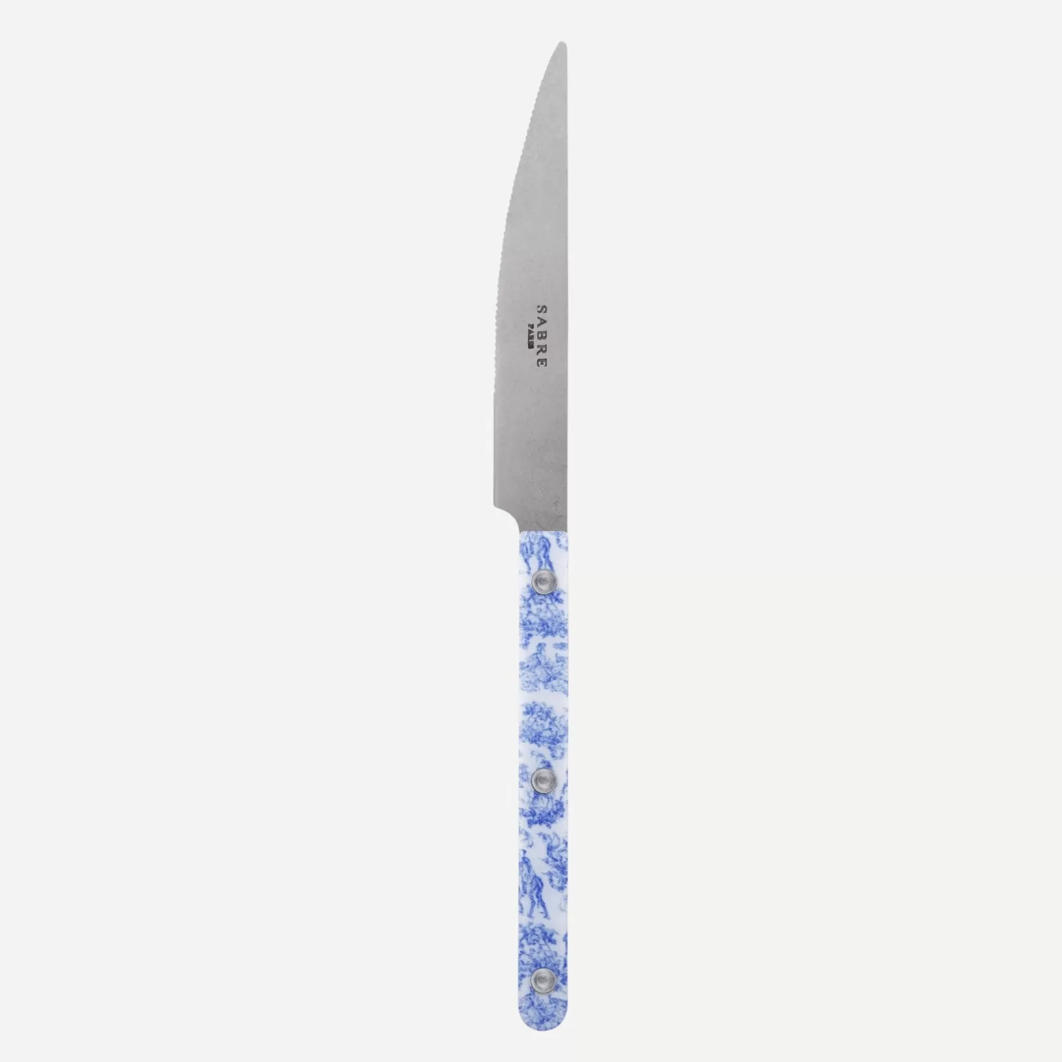Couteau De Table<Sabre Paris Bistrot Vintage Toile, Bleu