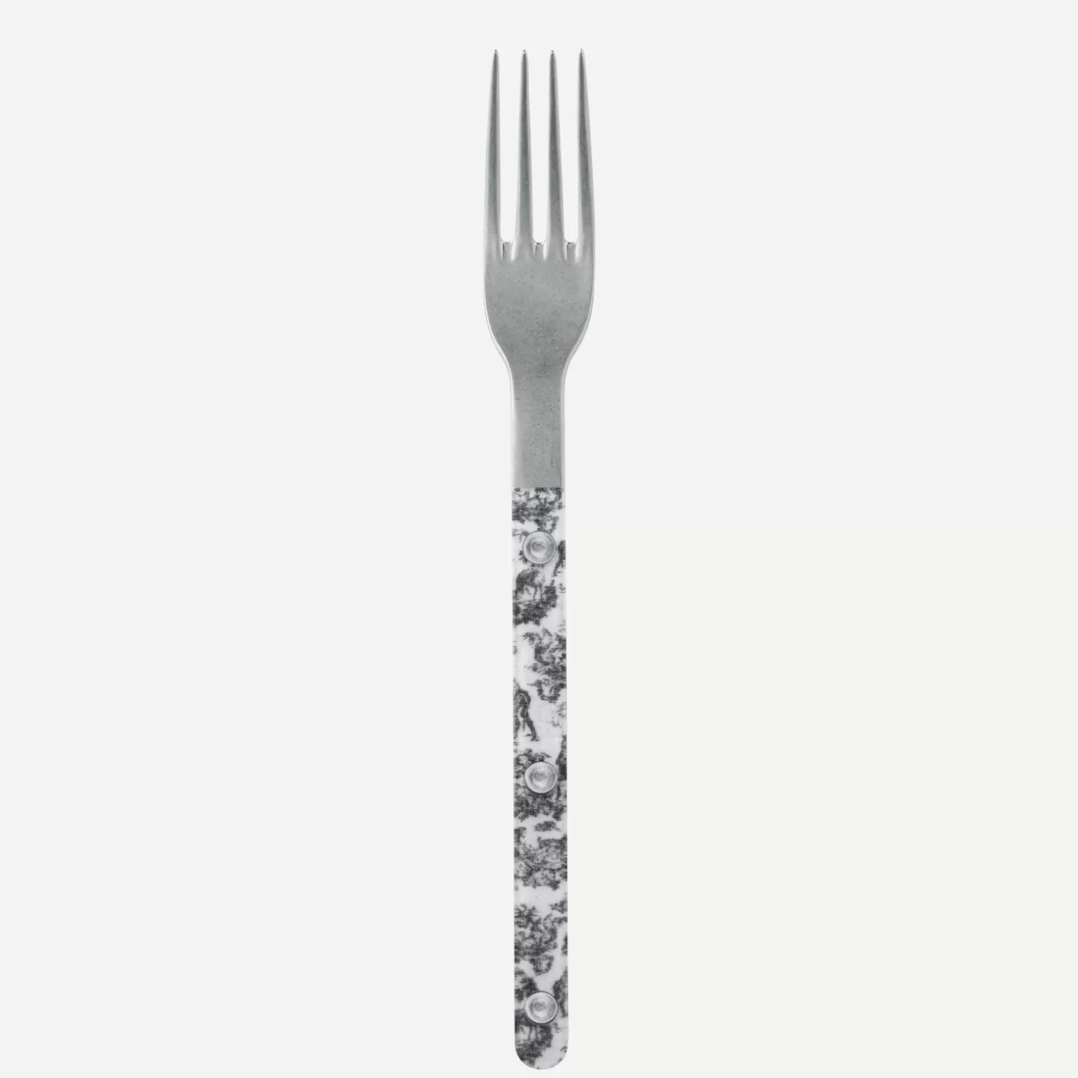 Fourchette De Table<Sabre Paris Bistrot Vintage Toile, Noir