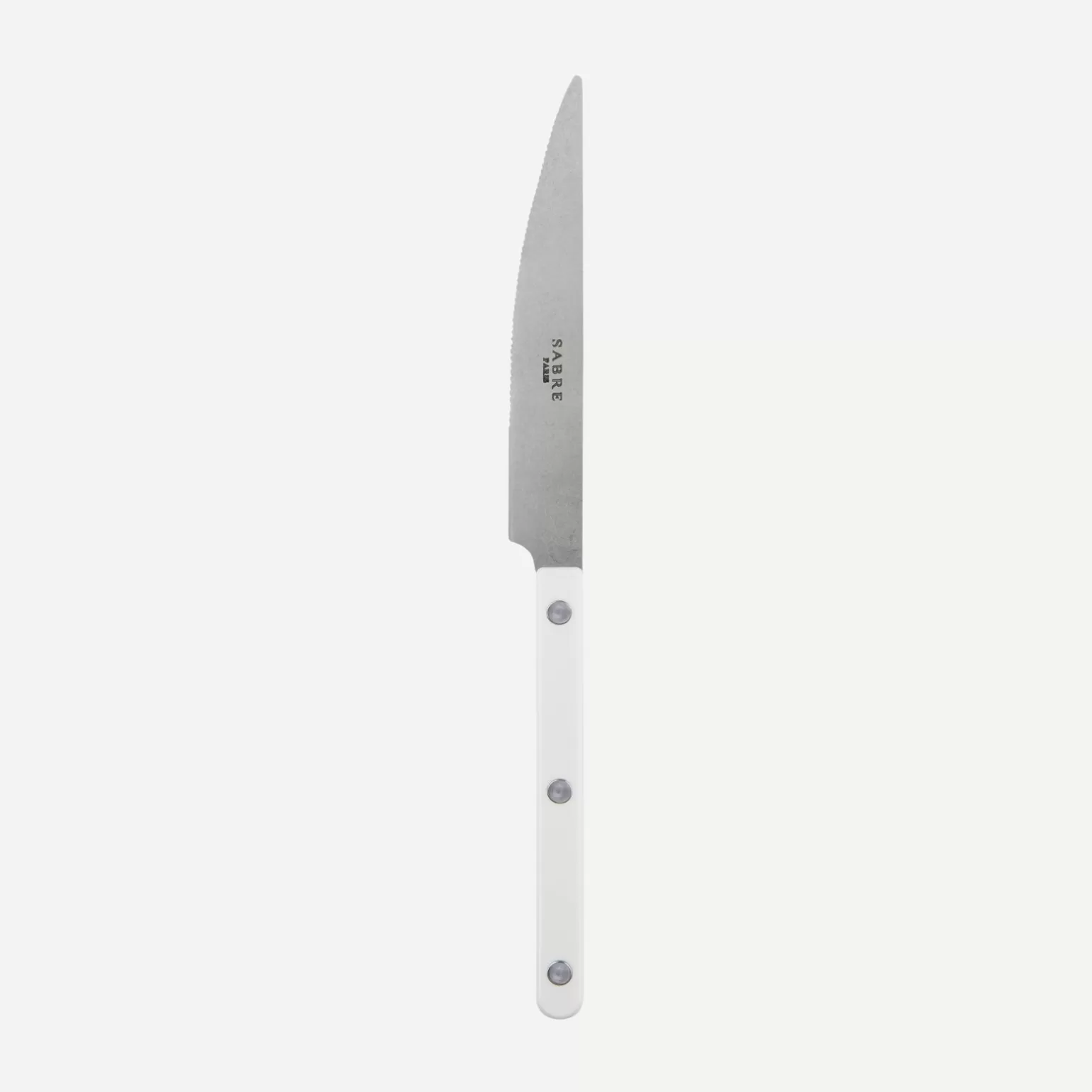 Couteau De Table<Sabre Paris Bistrot Vintage Uni, Blanc