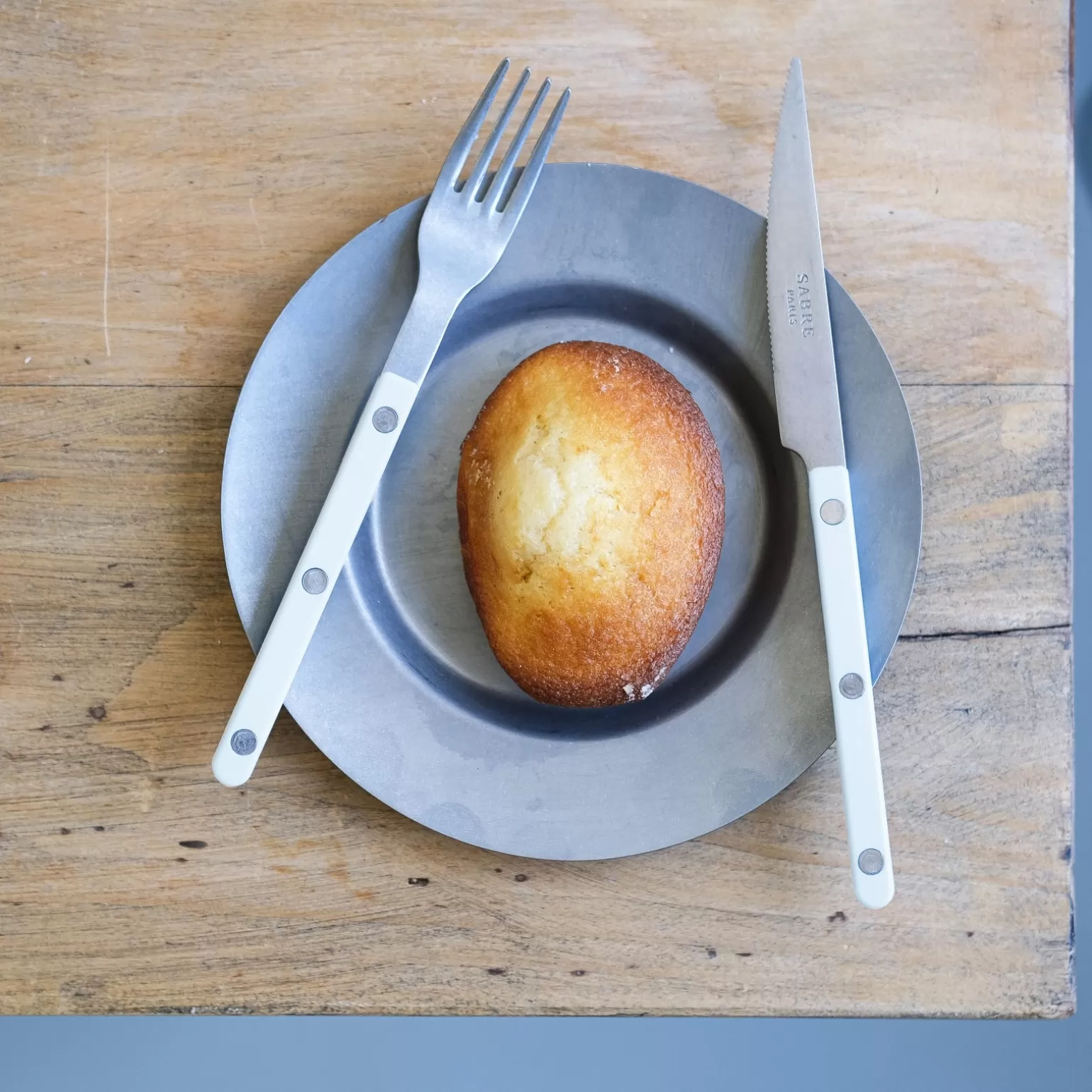 Couteau À Dessert<Sabre Paris Bistrot Vintage Uni, Blanc