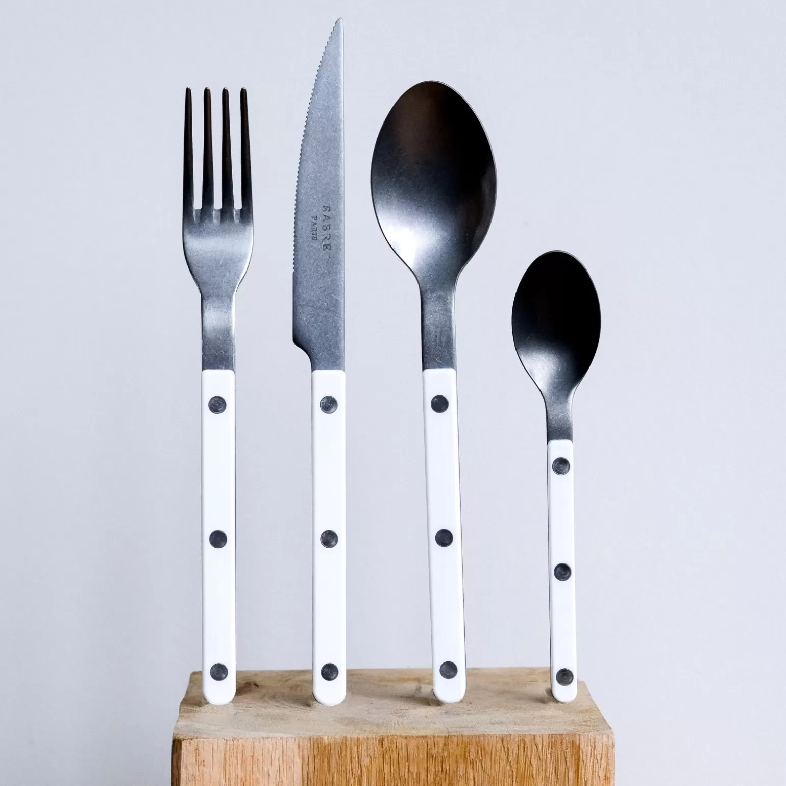 Cuillère À Soupe<Sabre Paris Bistrot Vintage Uni, Blanc