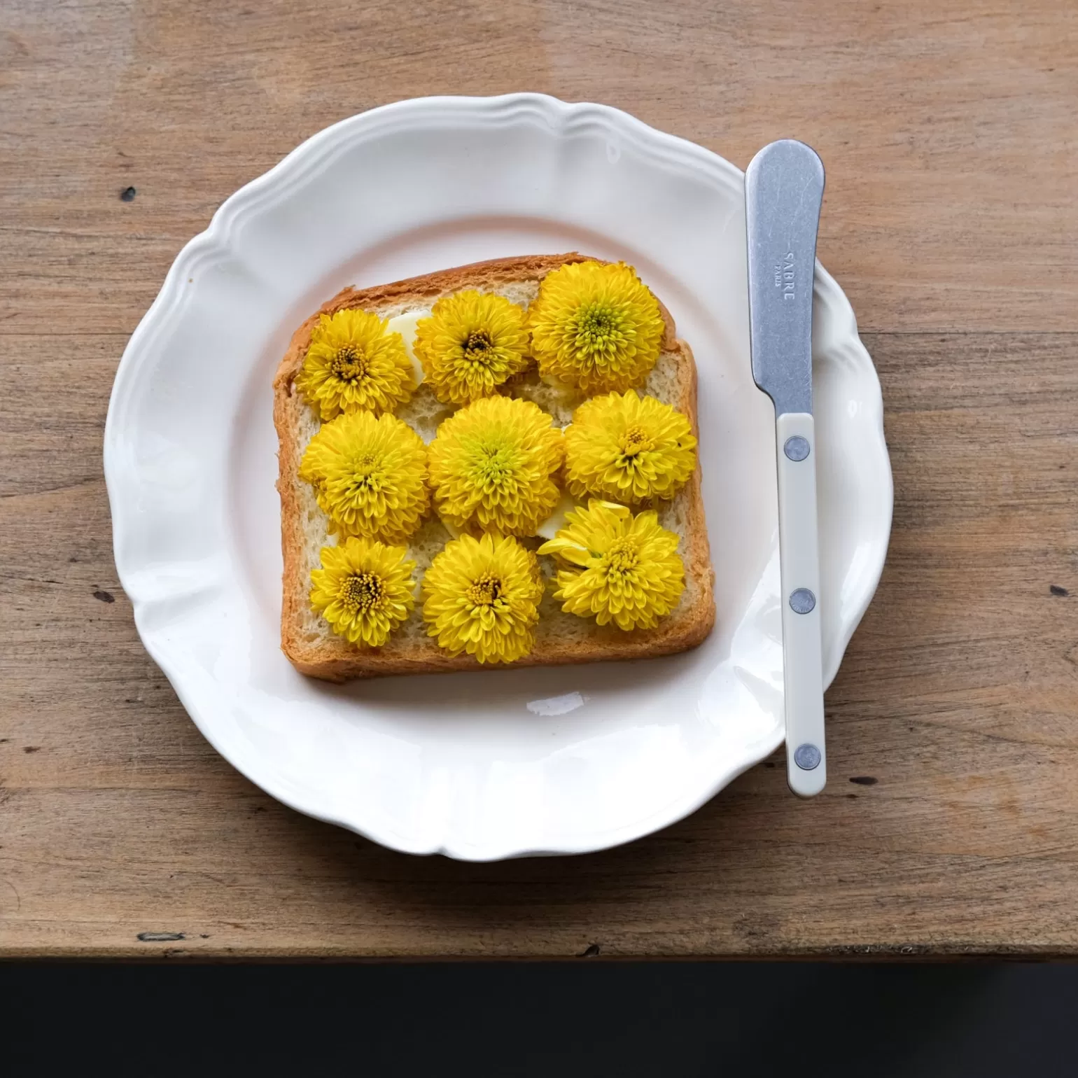 Tartineur<Sabre Paris Bistrot Vintage Uni, Blanc