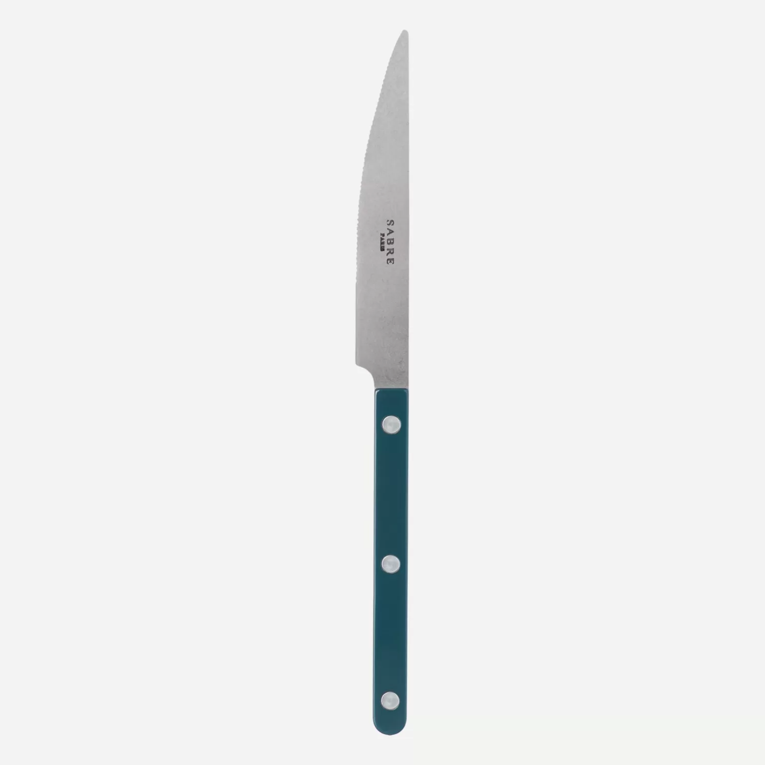 Couteau De Table<Sabre Paris Bistrot Vintage Uni, Bleu canard