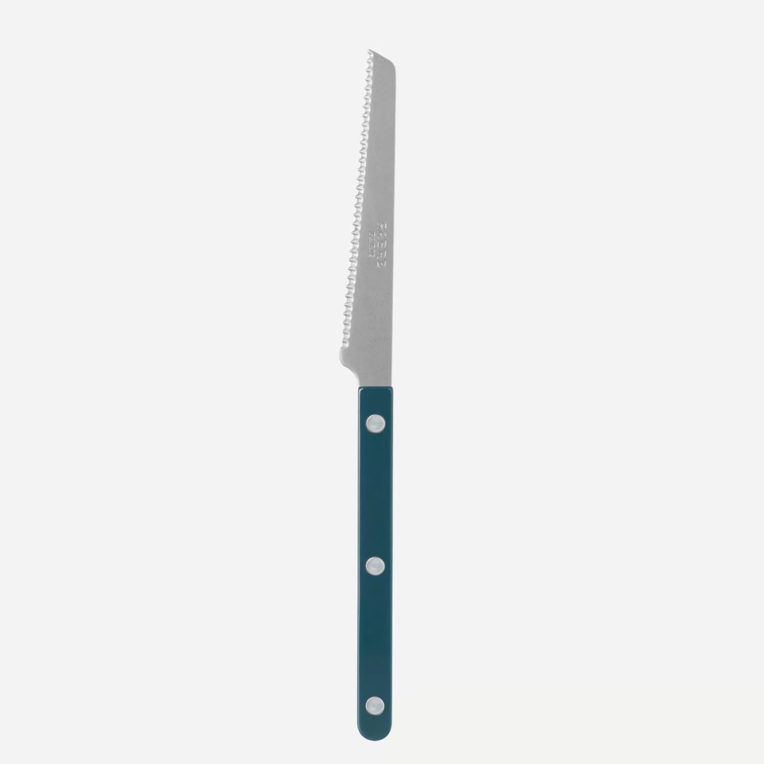 Couteau À Tomate<Sabre Paris Bistrot Vintage Uni, Bleu canard