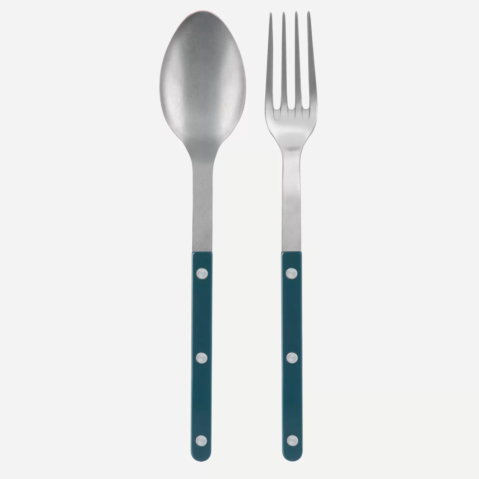 Couverts De Service<Sabre Paris Bistrot Vintage Uni, Bleu canard