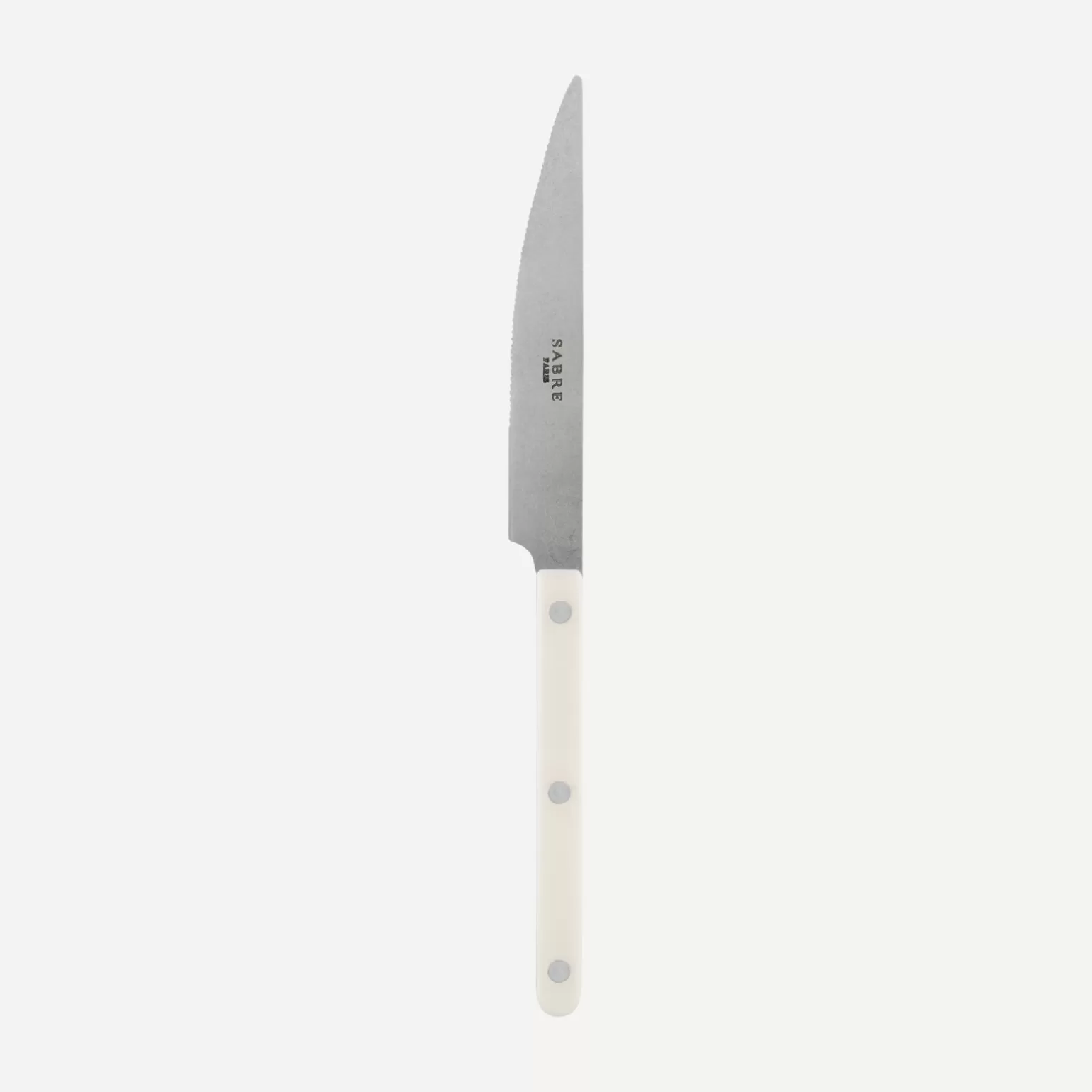 Couteau De Table<Sabre Paris Bistrot Vintage Uni, Ivoire