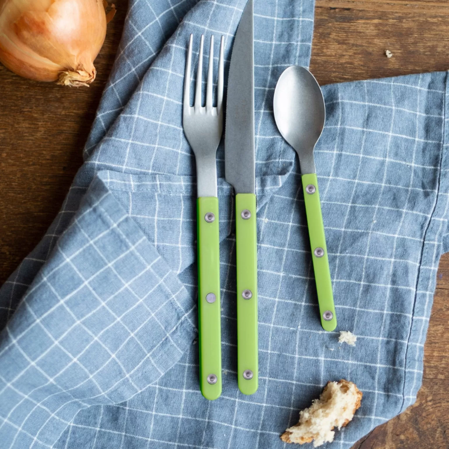 Fourchette De Table<Sabre Paris Bistrot Vintage Uni, Lime