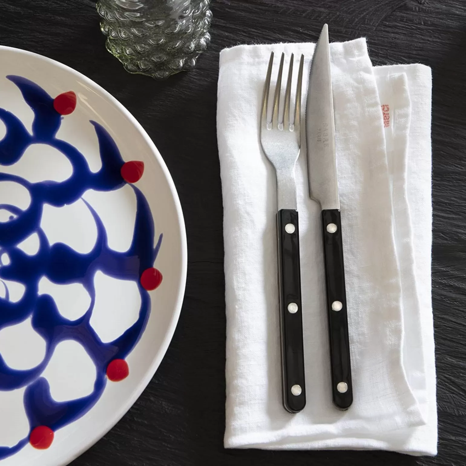 Tartineur<Sabre Paris Bistrot Vintage Uni, Noir