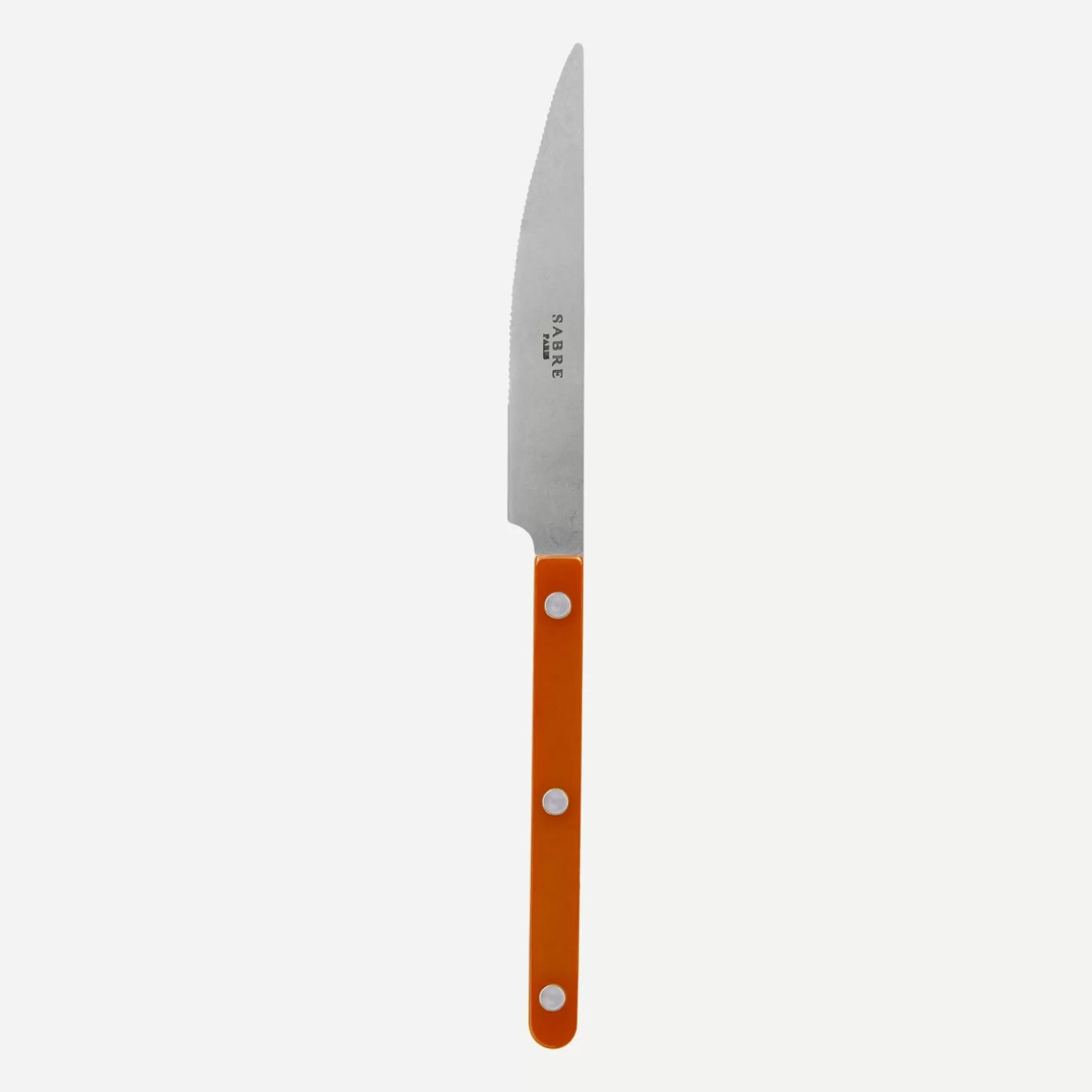 Couteau De Table<Sabre Paris Bistrot Vintage Uni, Orange