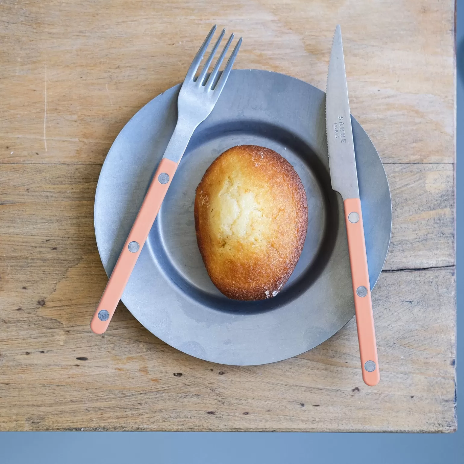 Fourchette À Dessert<Sabre Paris Bistrot Vintage Uni, Rose nude