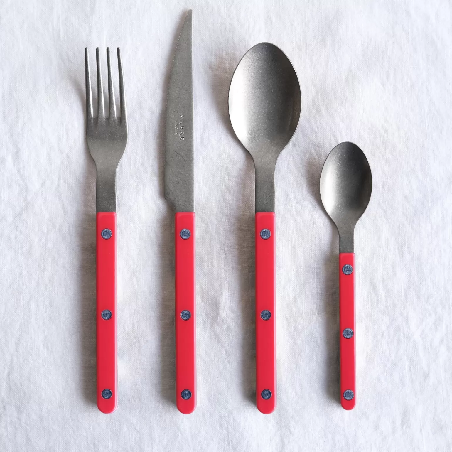 Petite Cuillère<Sabre Paris Bistrot Vintage Uni, Rouge
