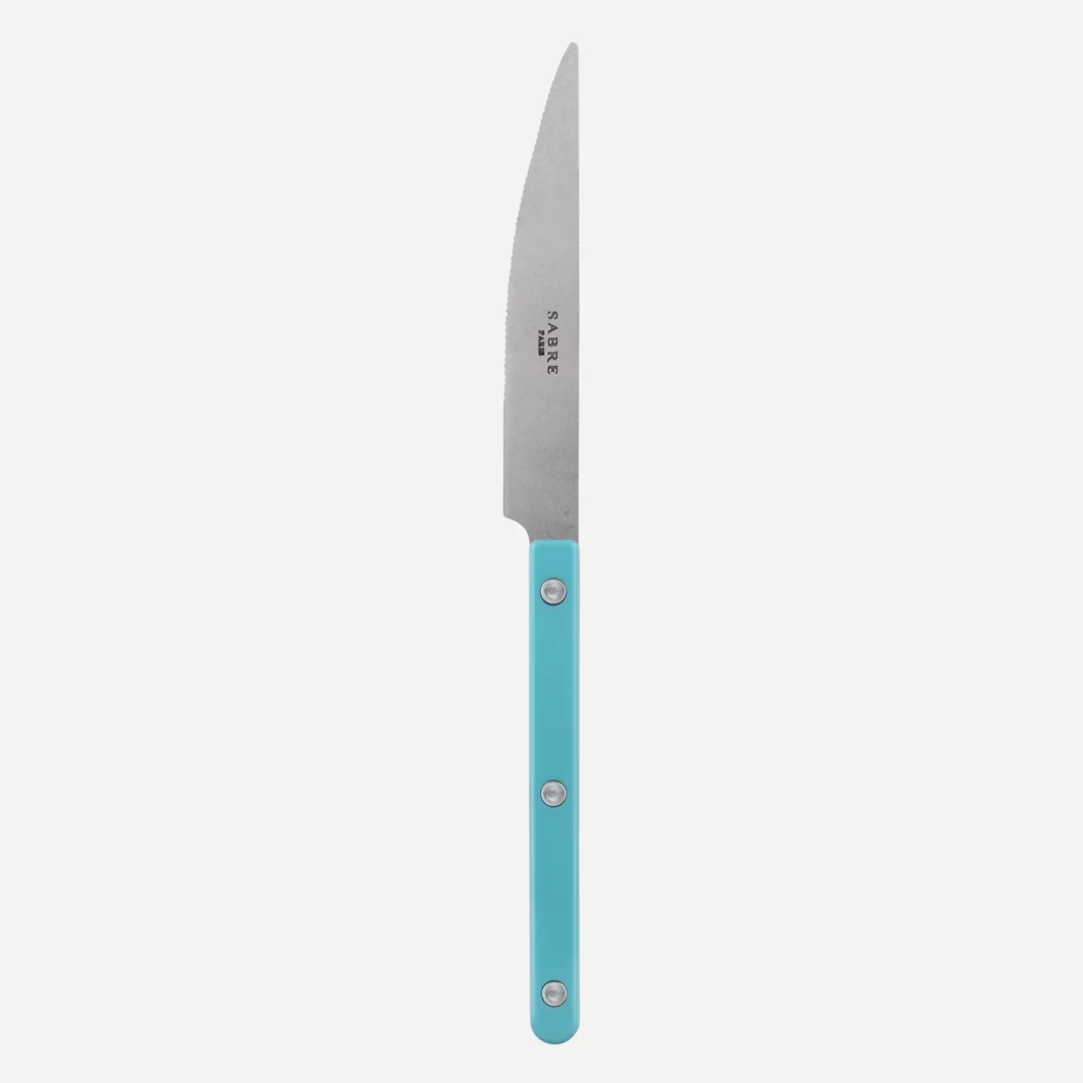 Couteau De Table<Sabre Paris Bistrot Vintage Uni, Turquoise