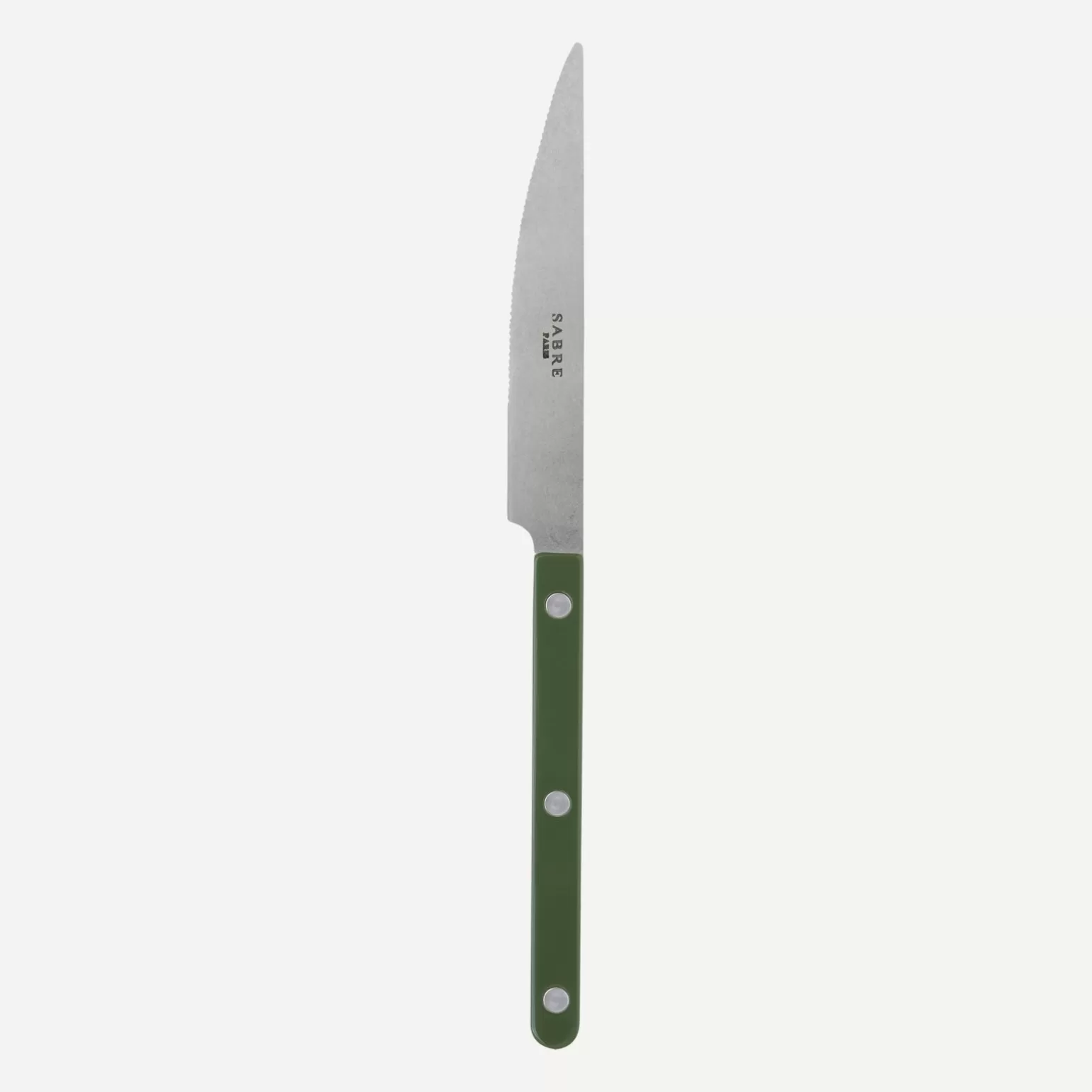 Couteau De Table<Sabre Paris Bistrot Vintage Uni, Vert