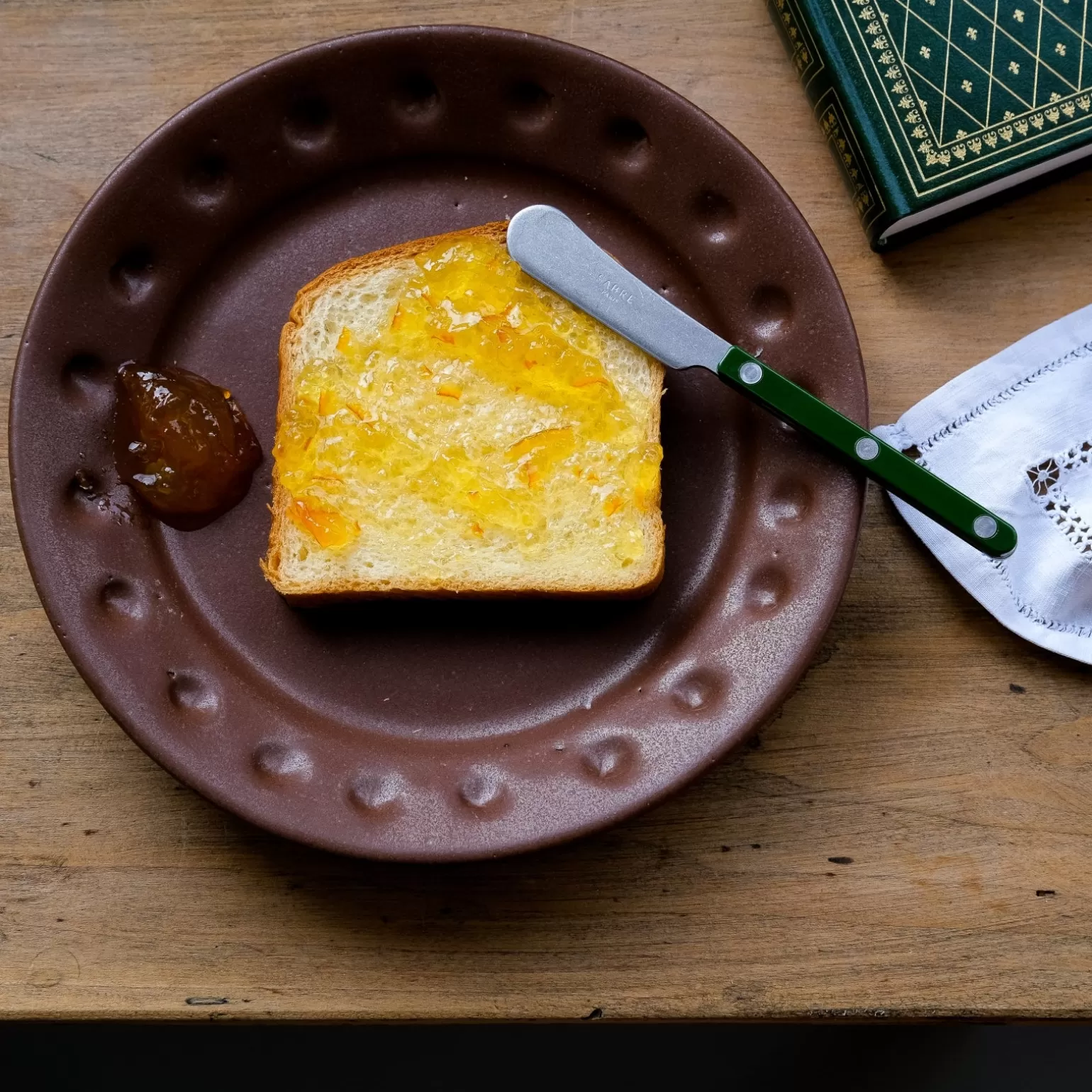 Tartineur<Sabre Paris Bistrot Vintage Uni, Vert fougère