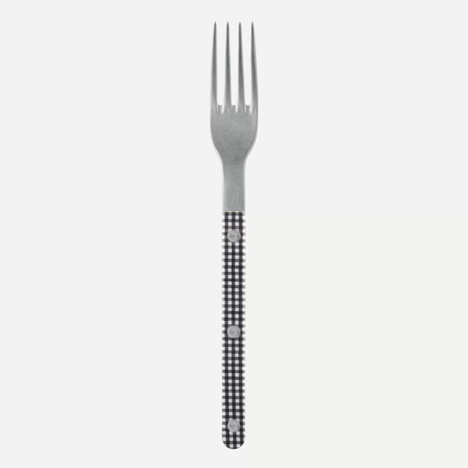 Fourchette De Table<Sabre Paris Bistrot Vintage Vichy, Noir