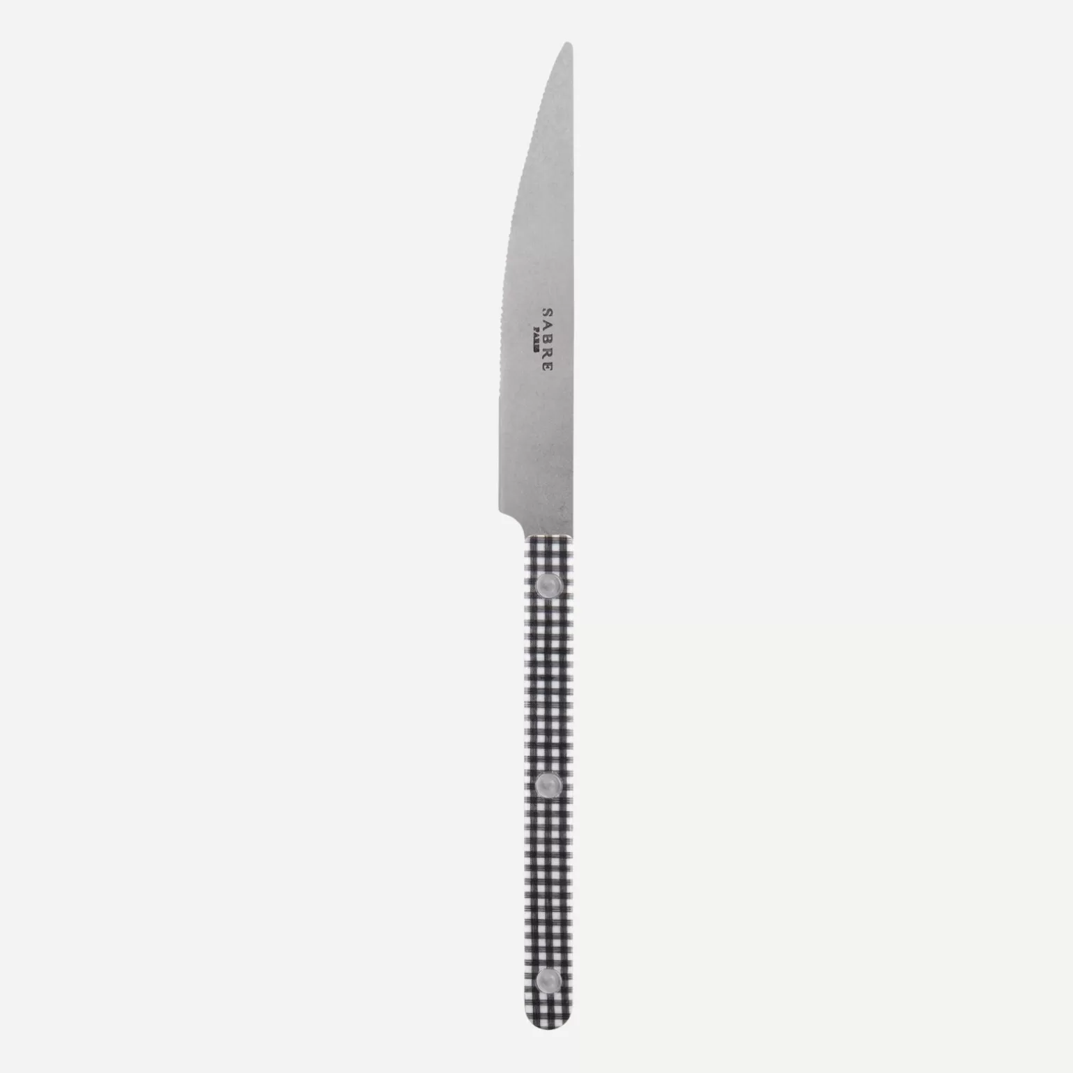 Couteau De Table<Sabre Paris Bistrot Vintage Vichy, Noir