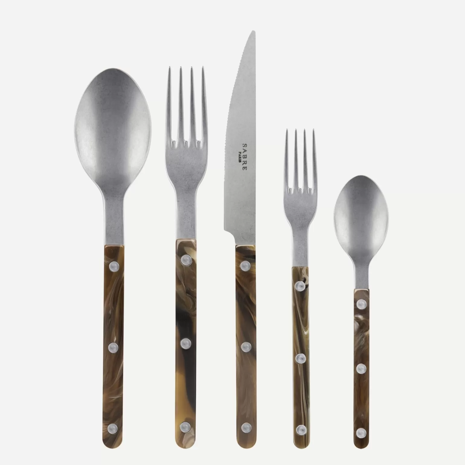 Set De 5 Pièces<Sabre Paris Bistrot Vintage Buffle, Effet Buffle