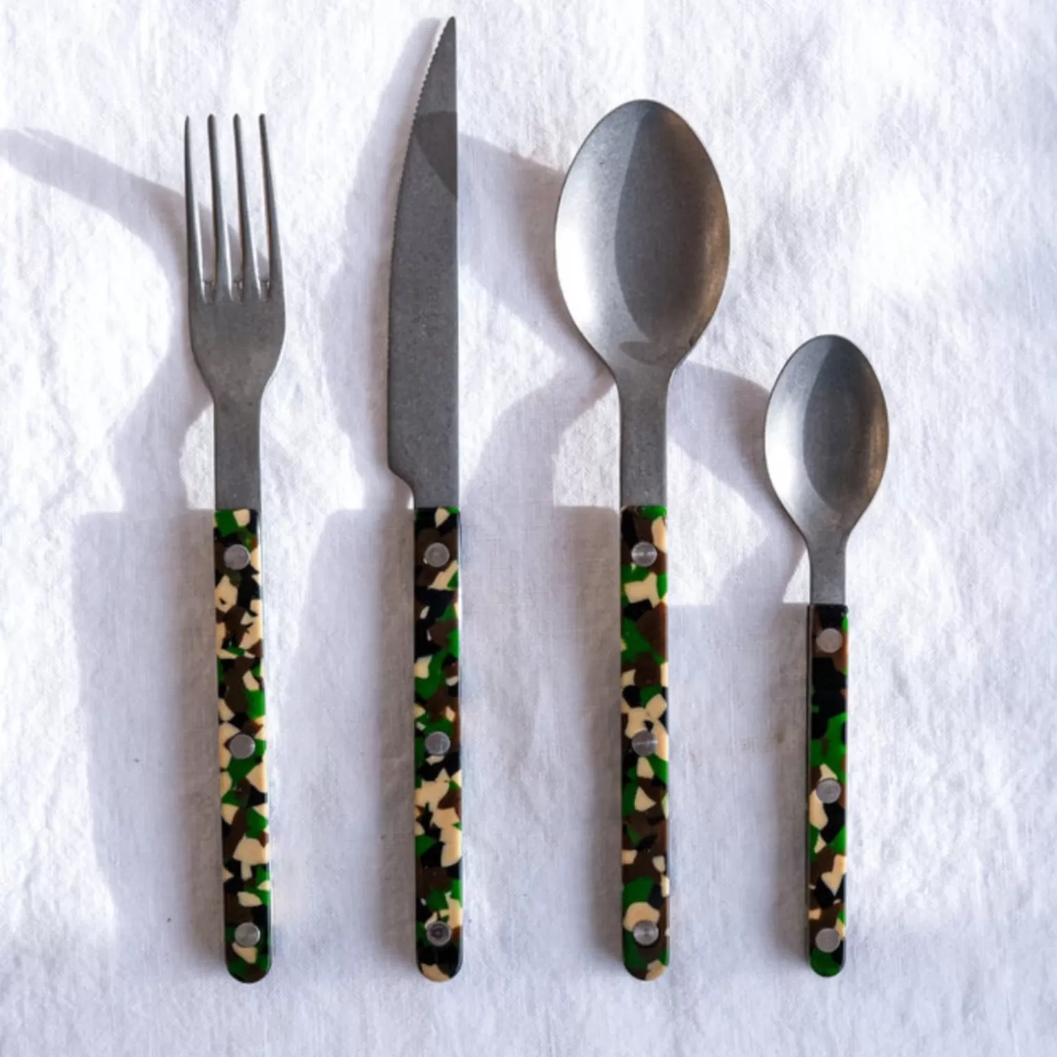 Ménagère De 24 Pièces<Sabre Paris Bistrot Vintage Camouflage, Vert