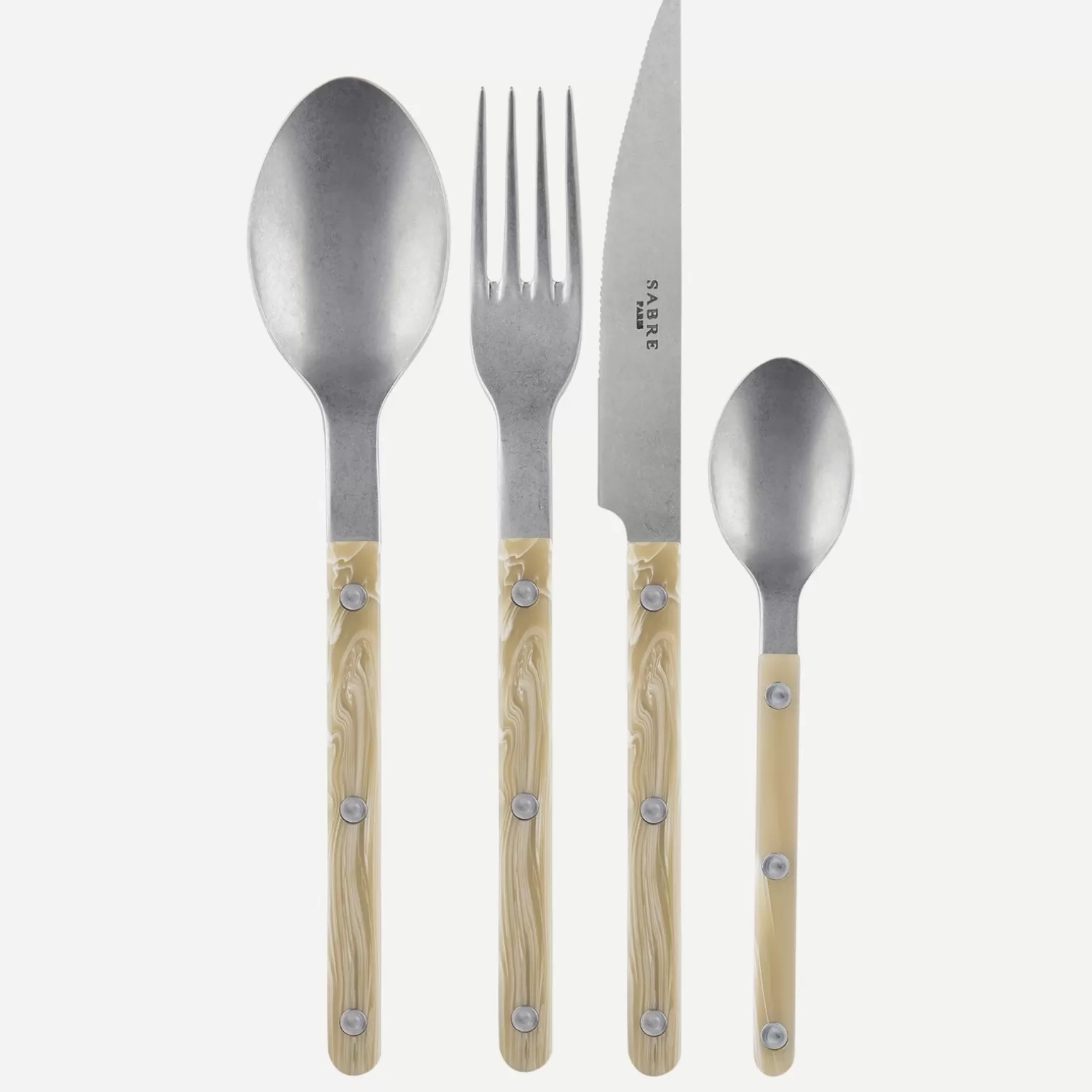 Set De 4 Pièces<Sabre Paris Bistrot Vintage Corne, Effet Corne
