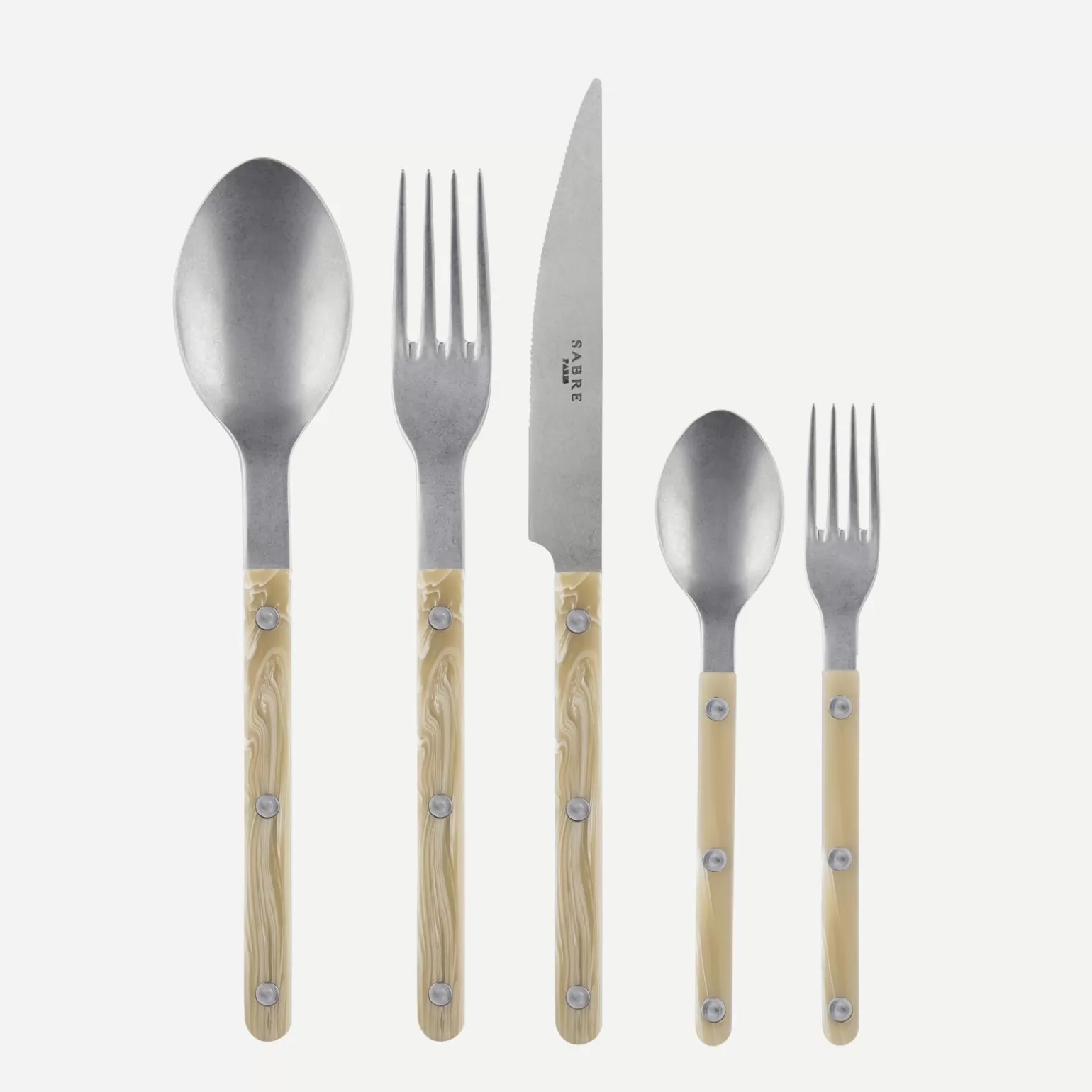 Set De 5 Pièces<Sabre Paris Bistrot Vintage Corne, Effet Corne