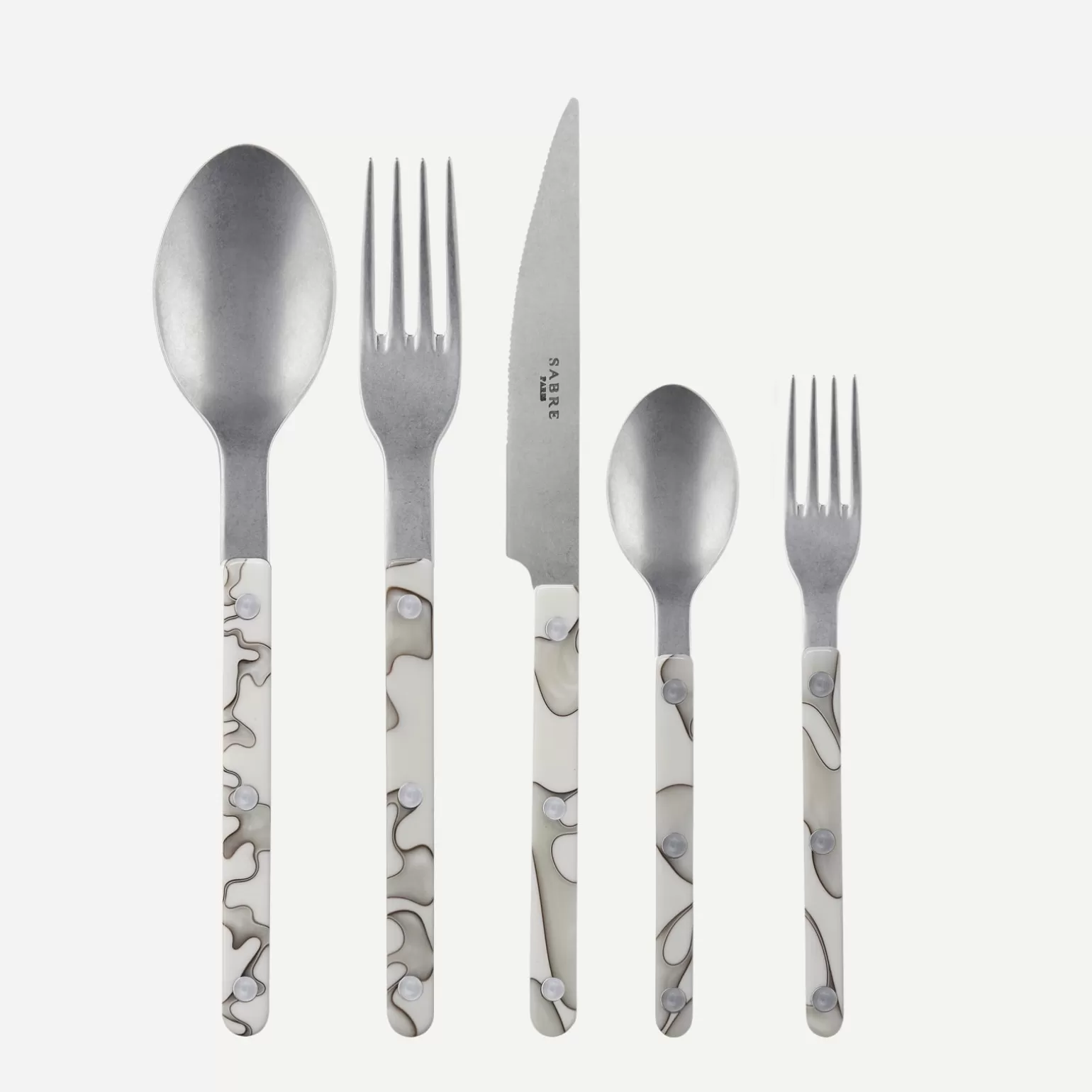 Set De 5 Pièces<Sabre Paris Bistrot Vintage Dune, Ivoire