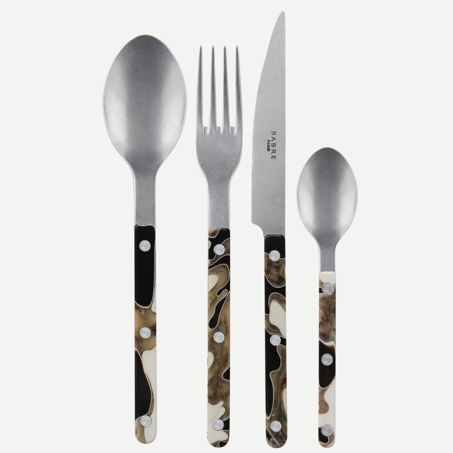 Set De 4 Pièces<Sabre Paris Bistrot Vintage Dune, Noir