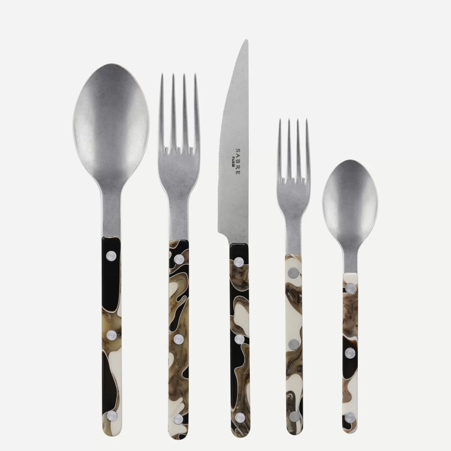 Set De 5 Pièces<Sabre Paris Bistrot Vintage Dune, Noir