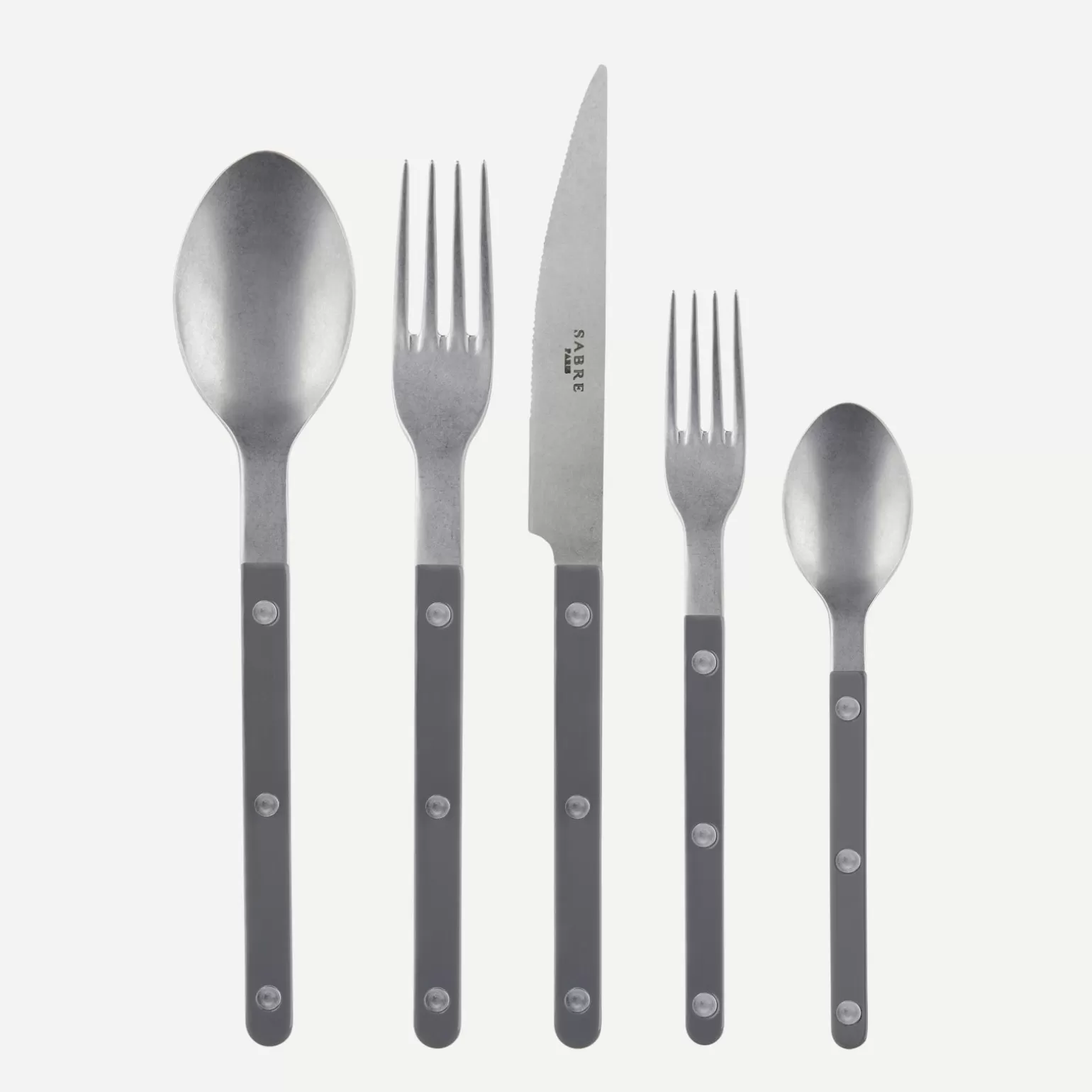 Set De 5 Pièces<Sabre Paris Bistrot Vintage Uni, Anthracite