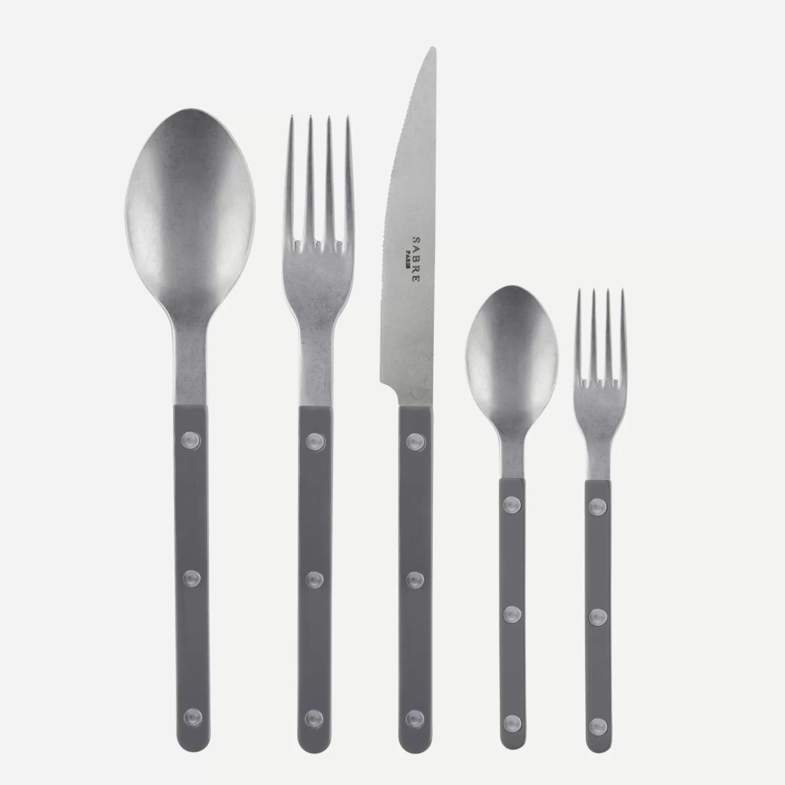 Set De 5 Pièces<Sabre Paris Bistrot Vintage Uni, Anthracite