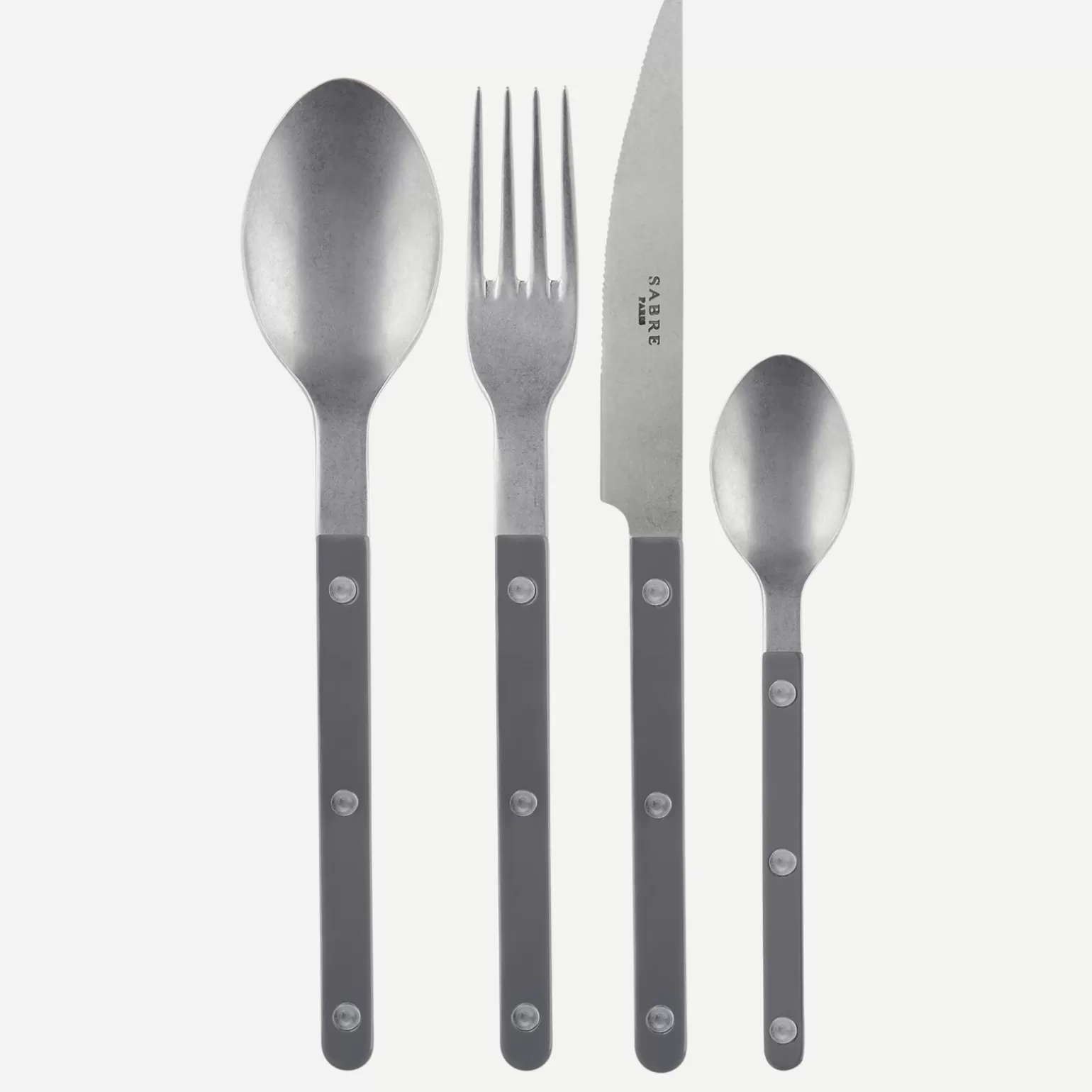 Ménagère De 24 Pièces<Sabre Paris Bistrot Vintage Uni, Anthracite