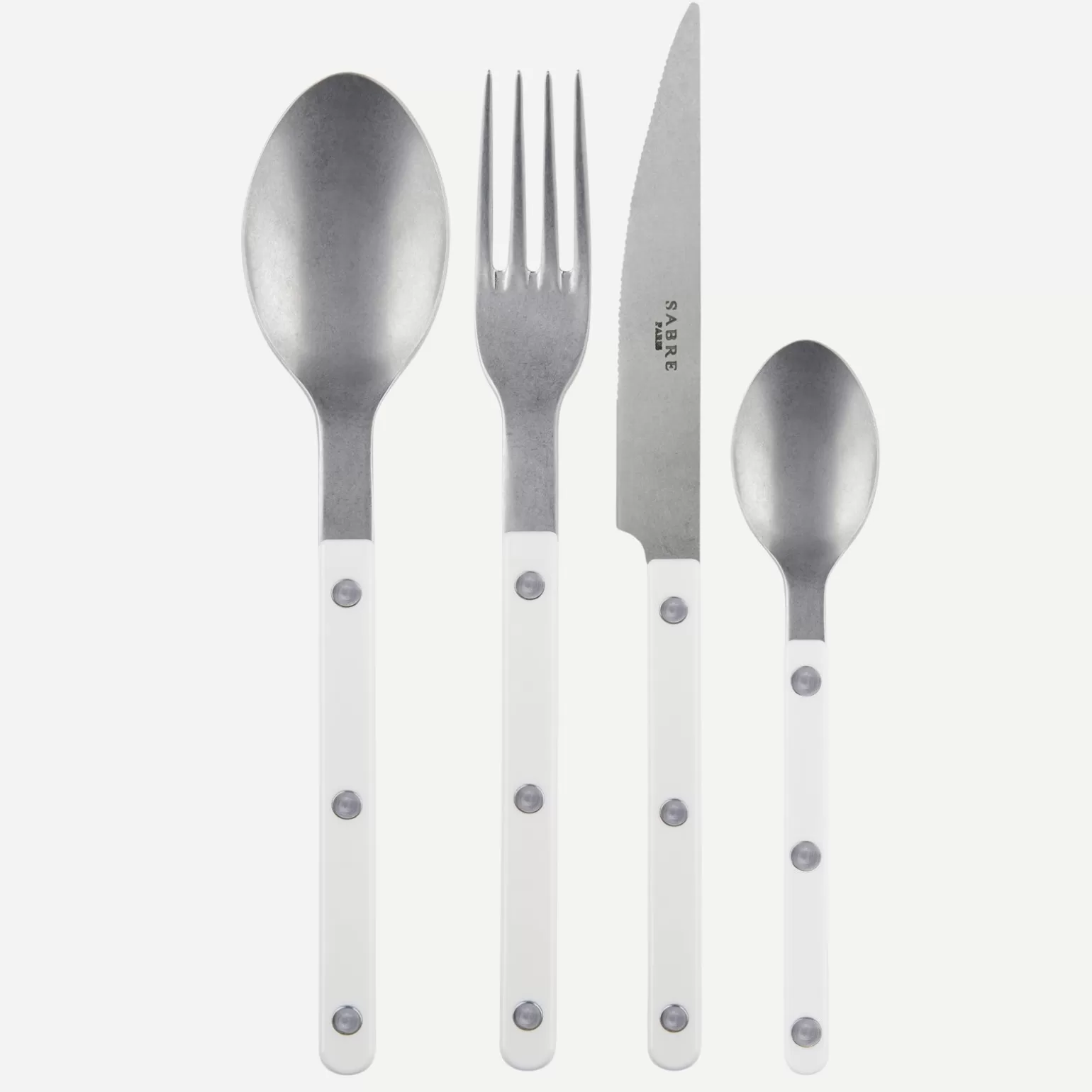Set De 4 Pièces<Sabre Paris Bistrot Vintage Uni, Blanc
