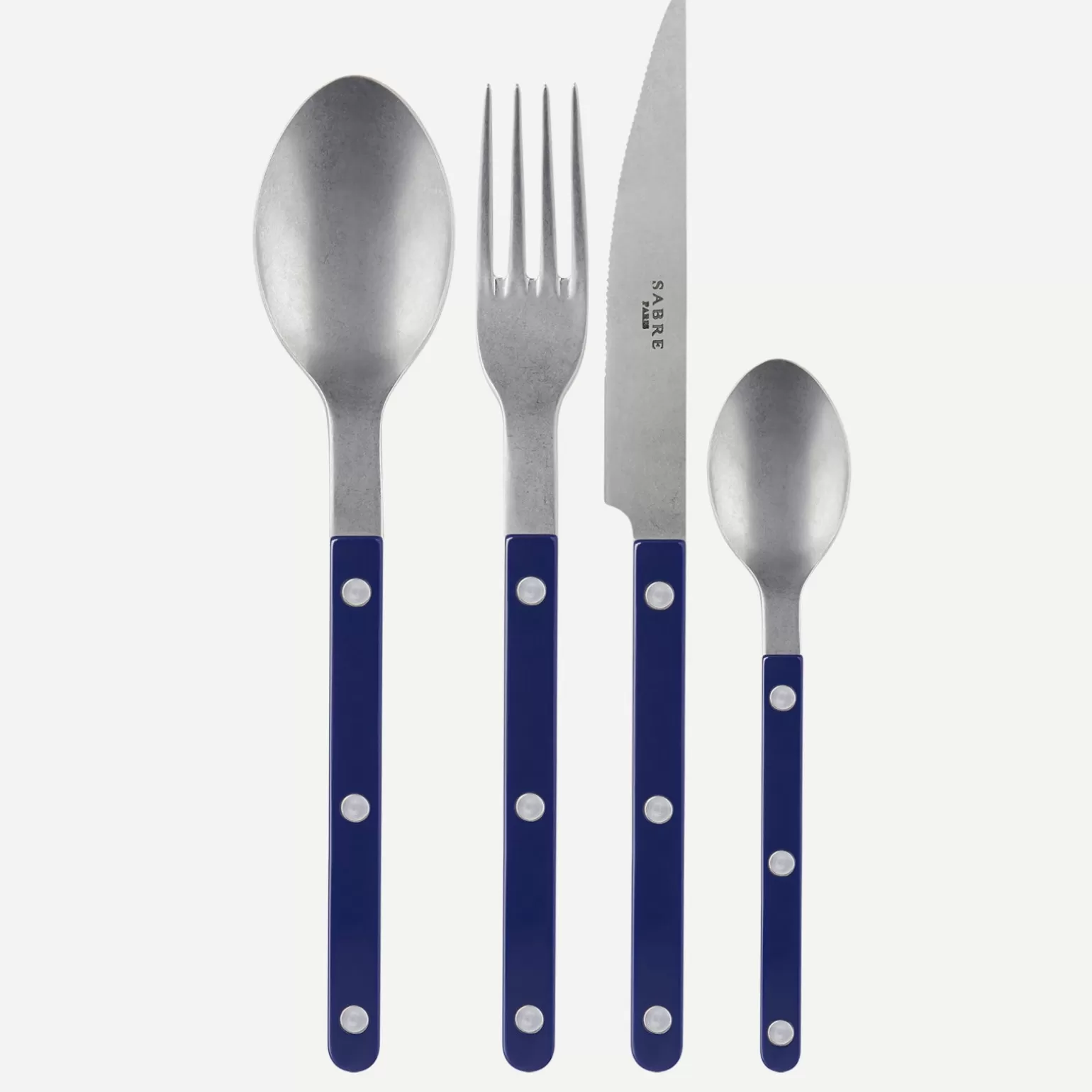 Set De 4 Pièces<Sabre Paris Bistrot Vintage Uni, Bleu marine