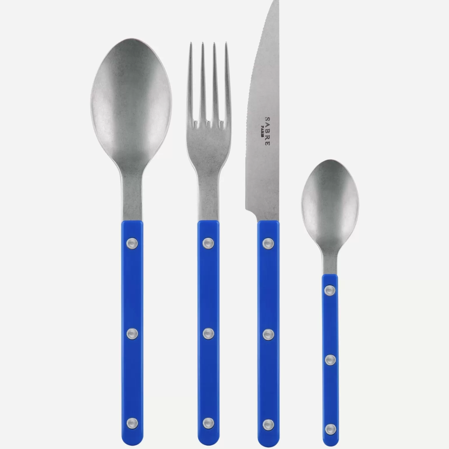 Ménagère De 24 Pièces<Sabre Paris Bistrot Vintage Uni, Bleu outremer