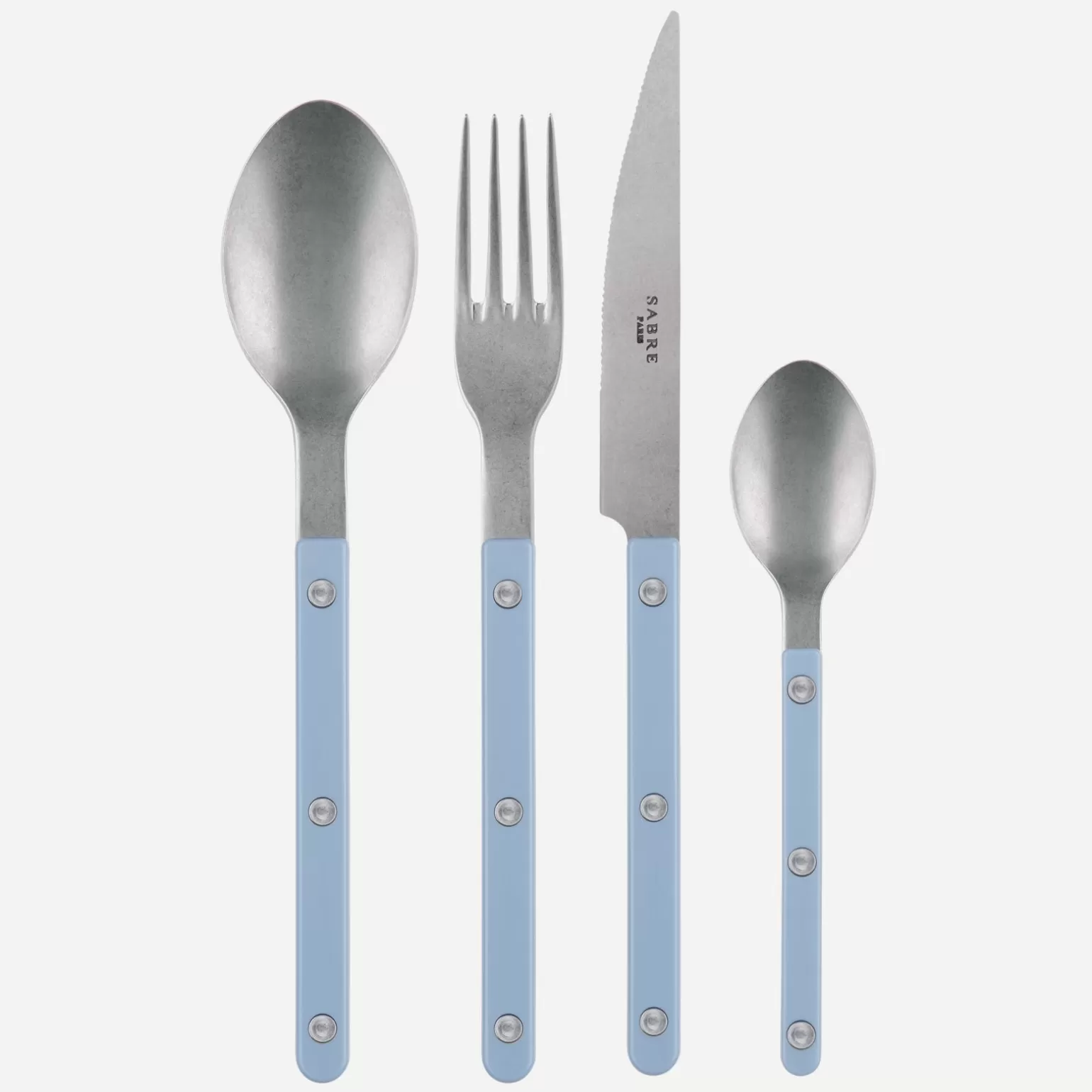 Ménagère De 48 Pièces<Sabre Paris Bistrot Vintage Uni, Bleu pastel