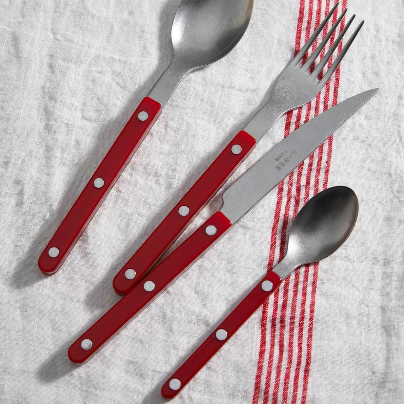 Ménagère De 24 Pièces<Sabre Paris Bistrot Vintage Uni, Bordeau