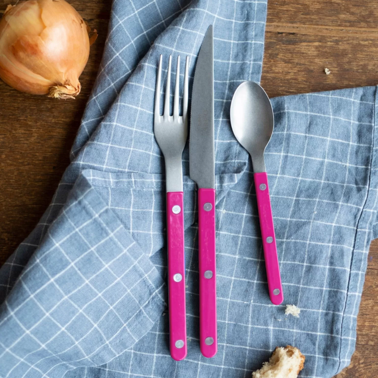 Ménagère De 24 Pièces<Sabre Paris Bistrot Vintage Uni, Framboise