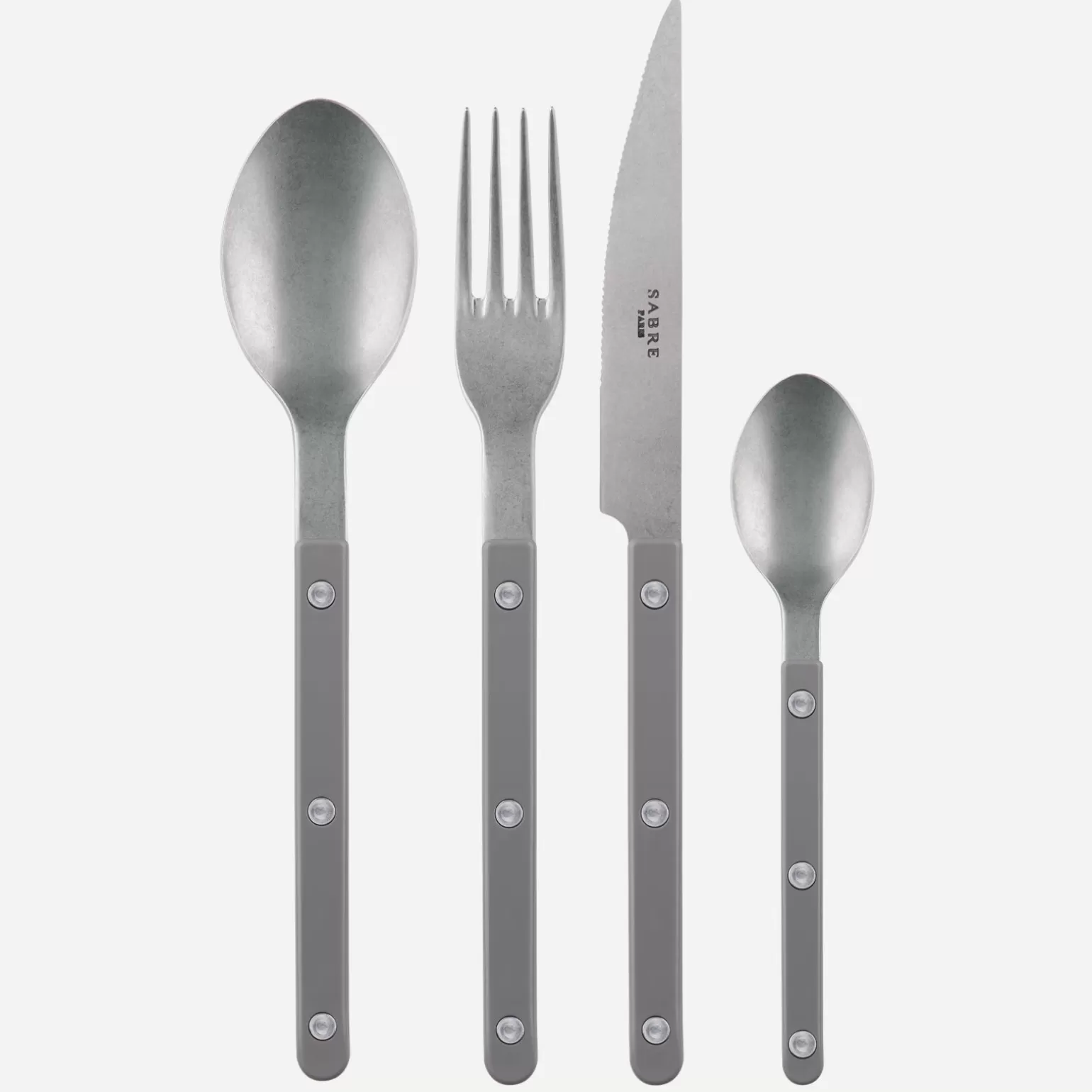 Ménagère De 24 Pièces<Sabre Paris Bistrot Vintage Uni, Gris