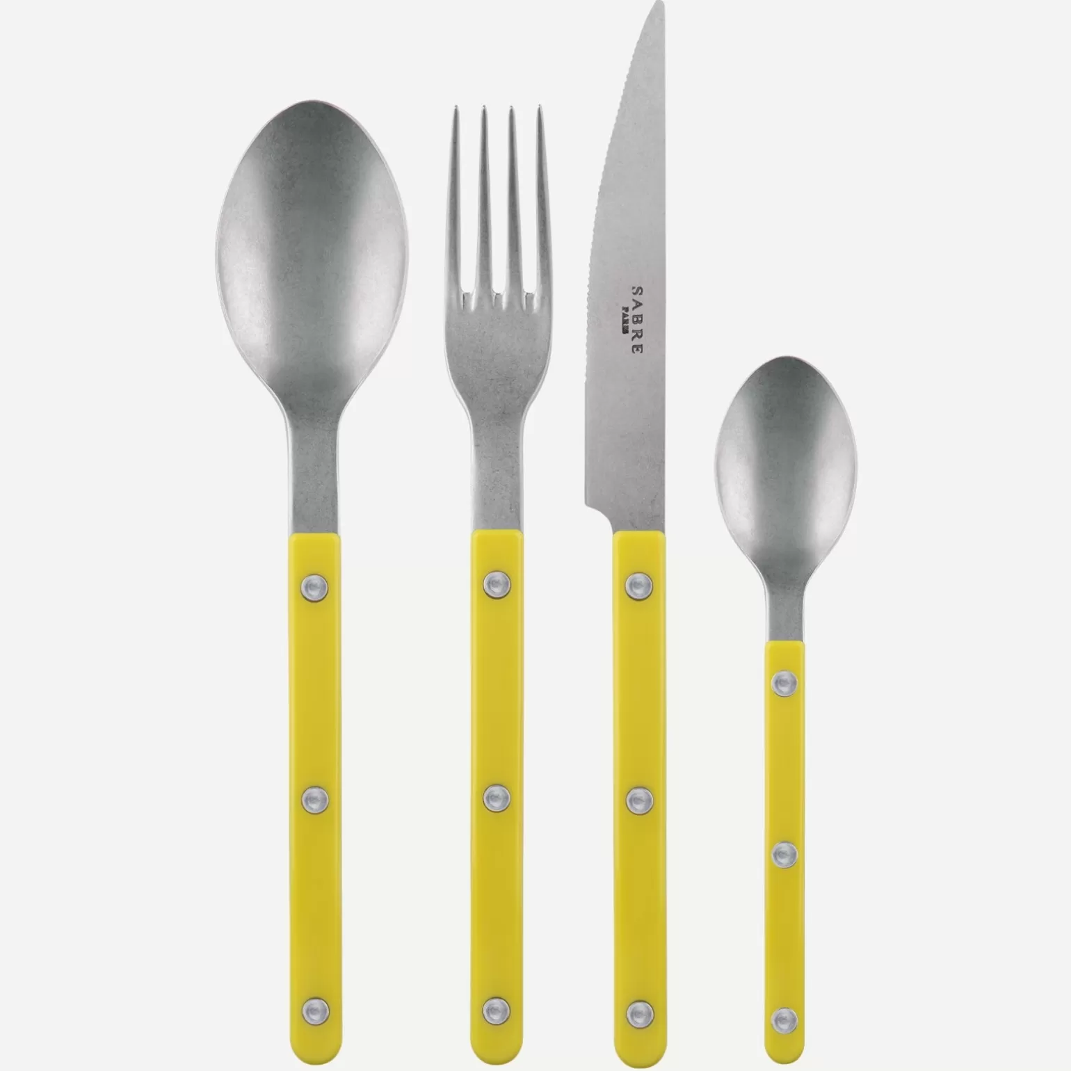 Ménagère De 24 Pièces<Sabre Paris Bistrot Vintage Uni, Jaune