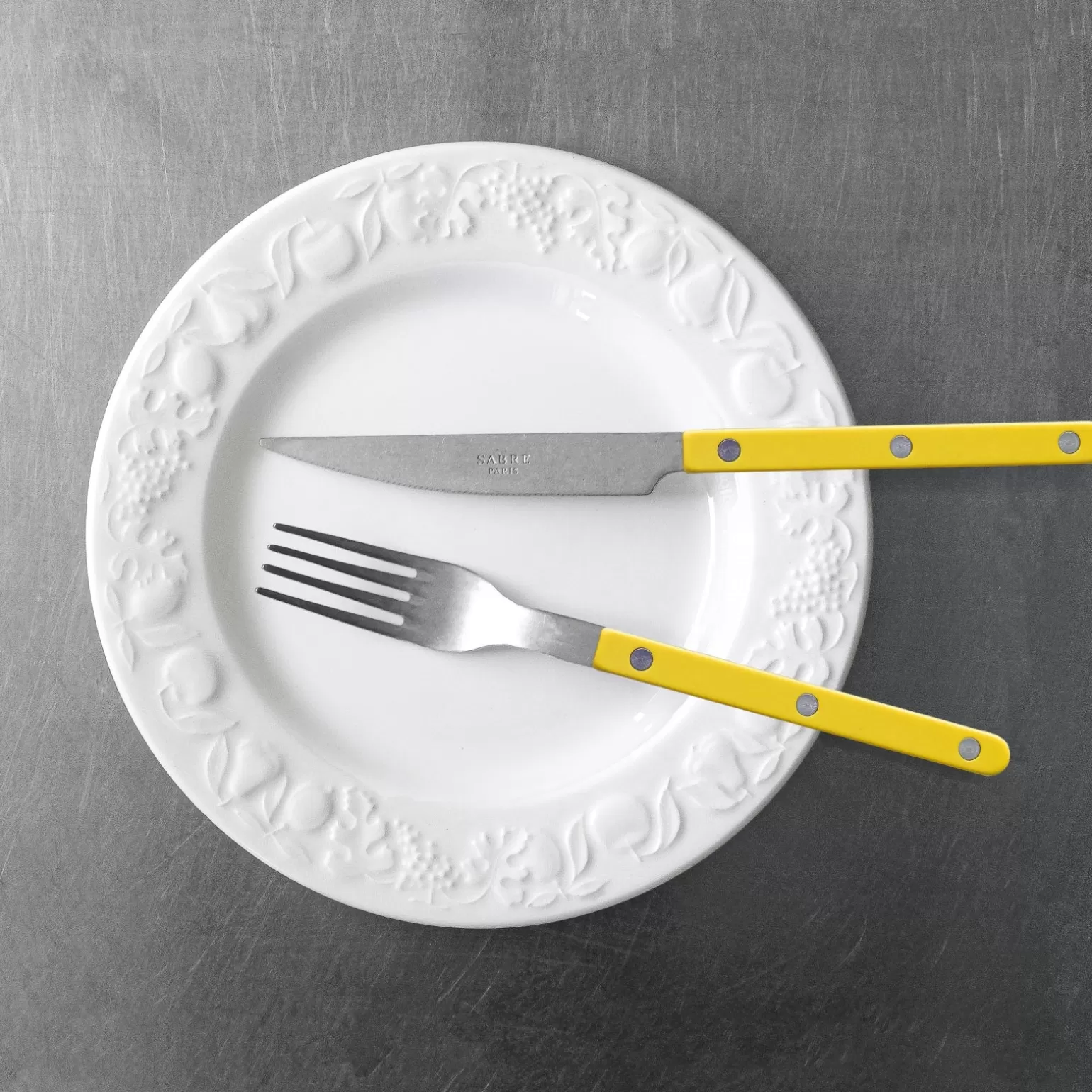 Ménagère De 24 Pièces<Sabre Paris Bistrot Vintage Uni, Jaune