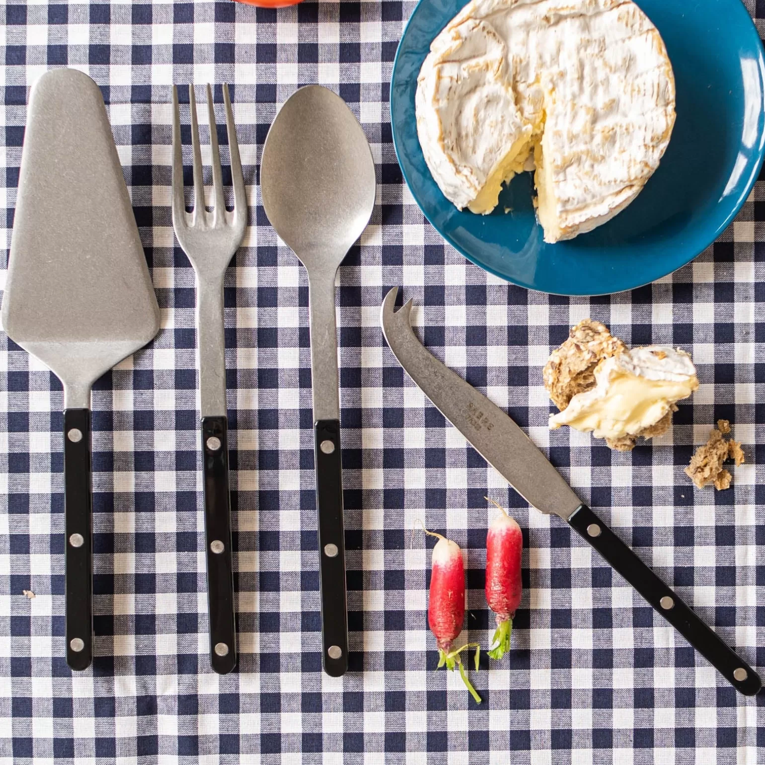 Set Les Essentiels - Ensemble De 4 Couverts De Service<Sabre Paris Bistrot Vintage Uni, Noir