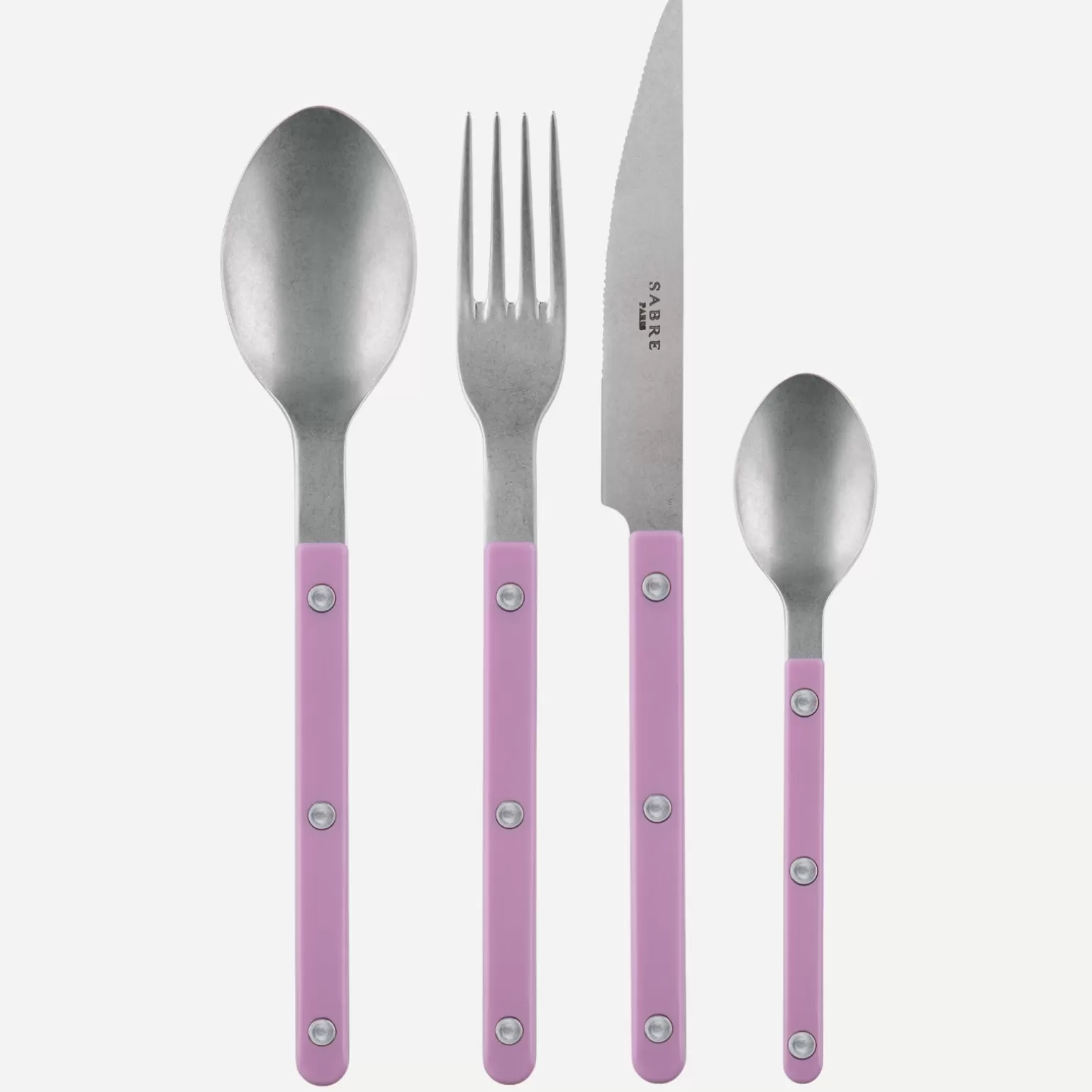 Set De 4 Pièces<Sabre Paris Bistrot Vintage Uni, Rose